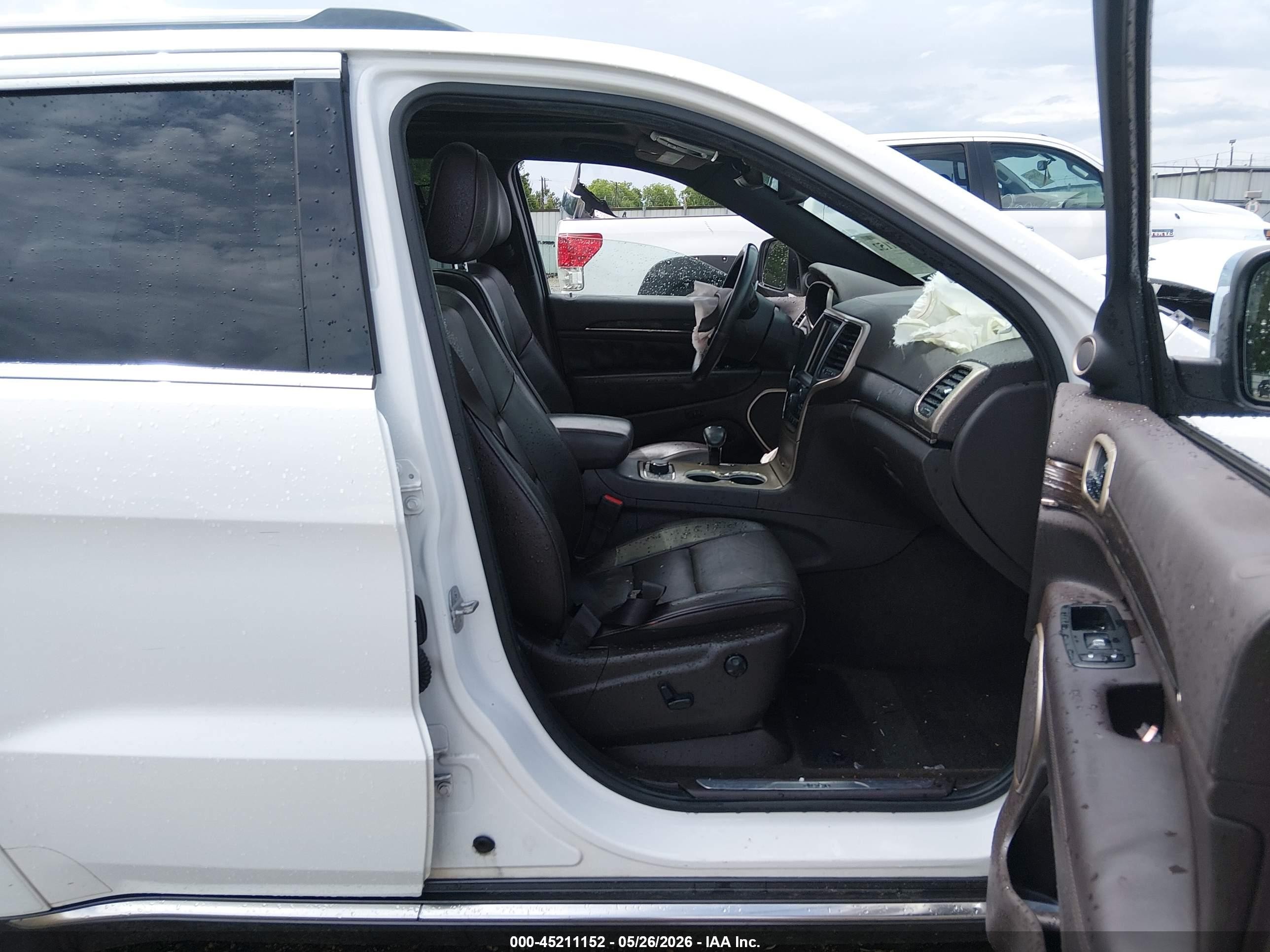 2014 Jeep Grand Cherokee Summit White vin: 1C4RJFJG2EC500119
