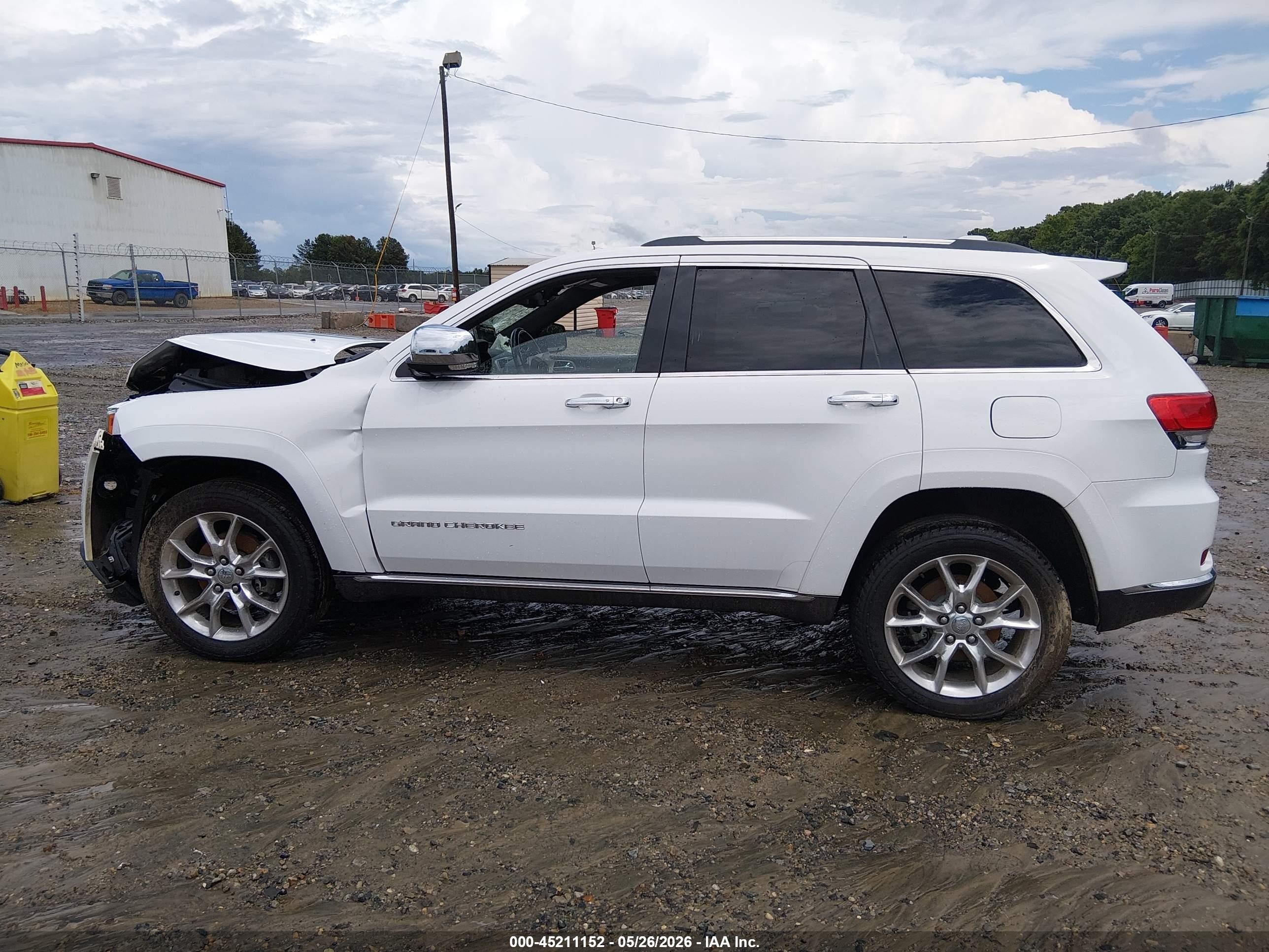 2014 Jeep Grand Cherokee Summit White vin: 1C4RJFJG2EC500119