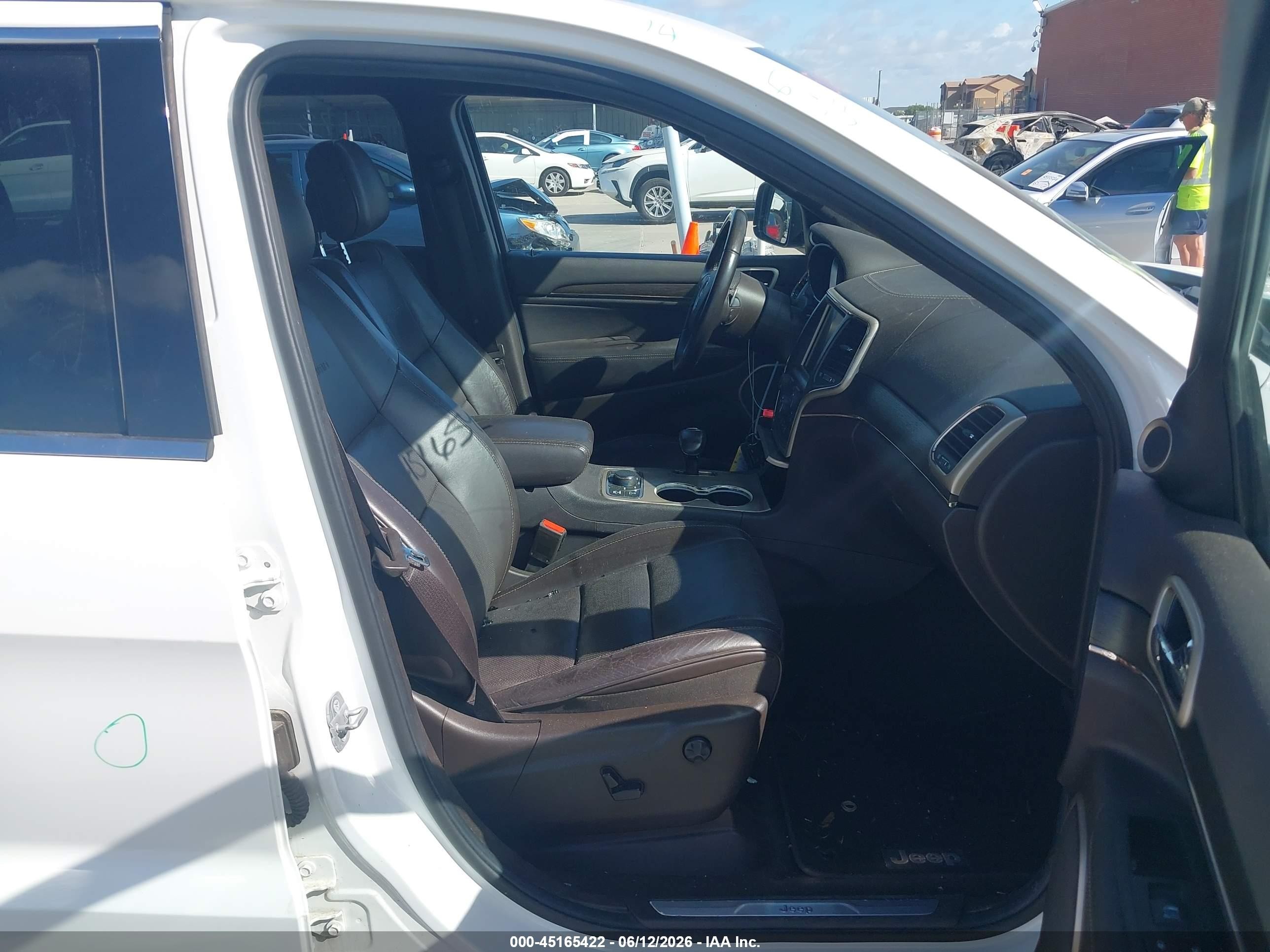 2014 Jeep Grand Cherokee Summit White vin: 1C4RJFJG2EC531449