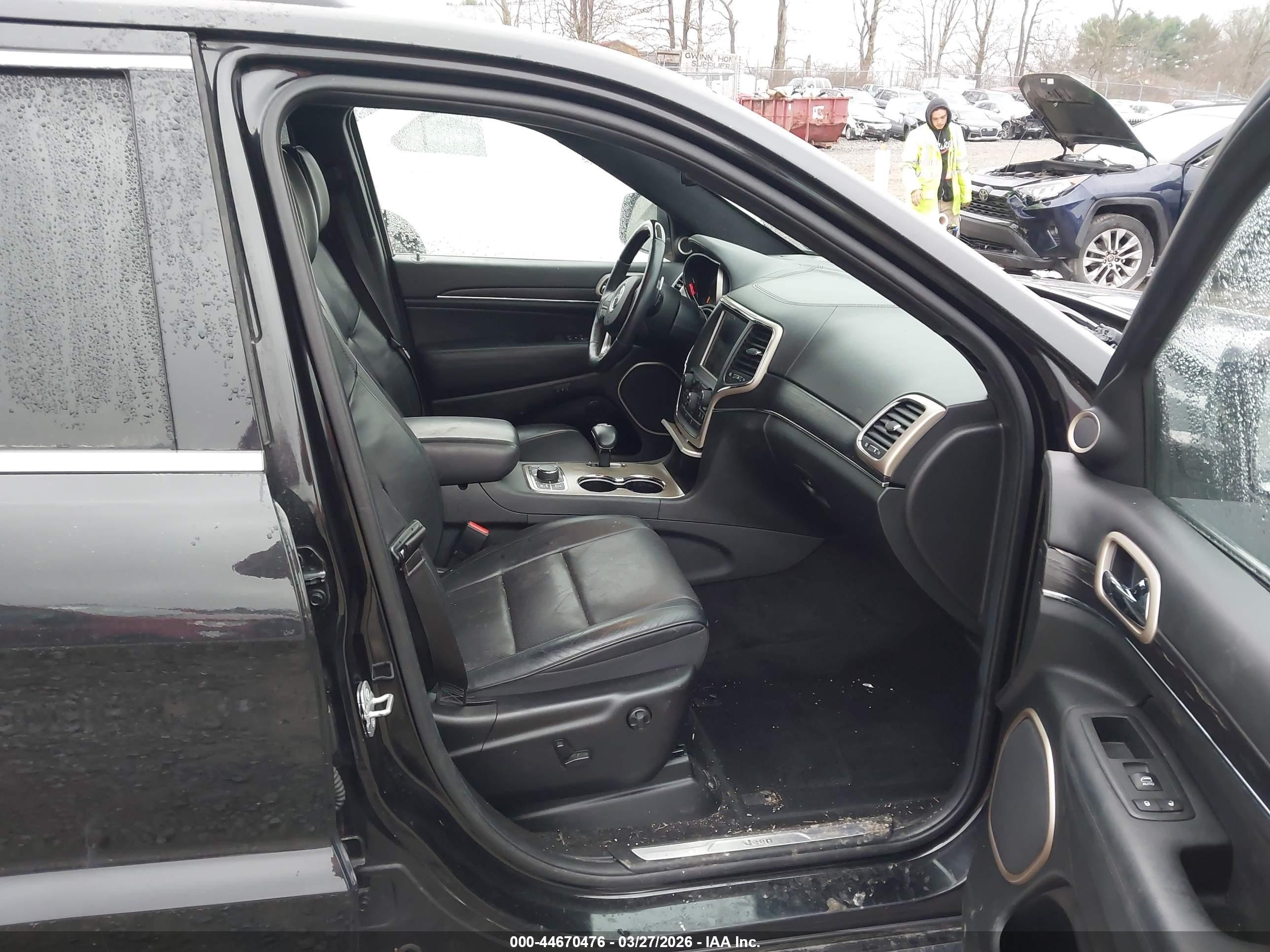 2014 Jeep Grand Cherokee Summit Black vin: 1C4RJFJG2EC531709