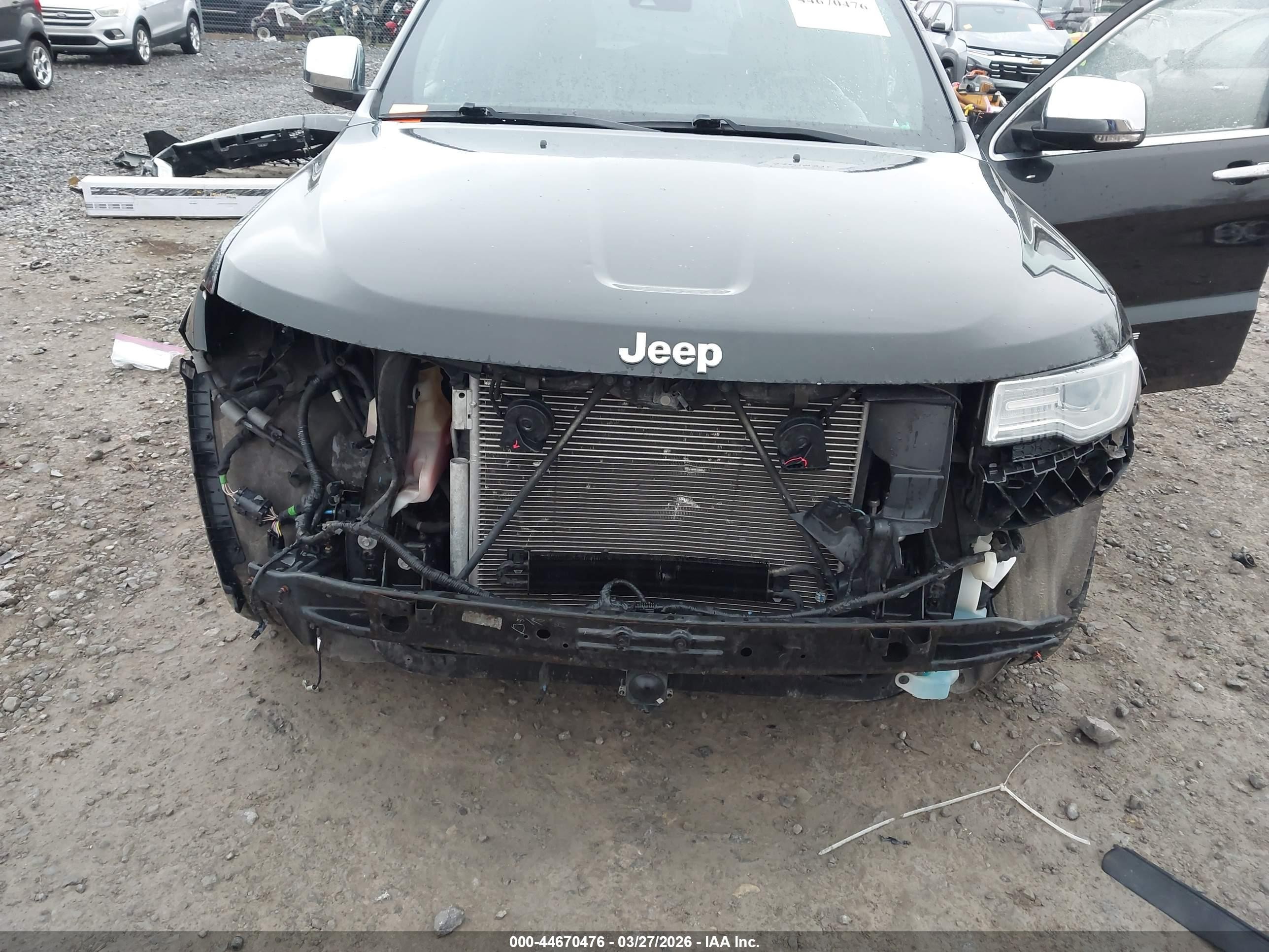 2014 Jeep Grand Cherokee Summit Black vin: 1C4RJFJG2EC531709