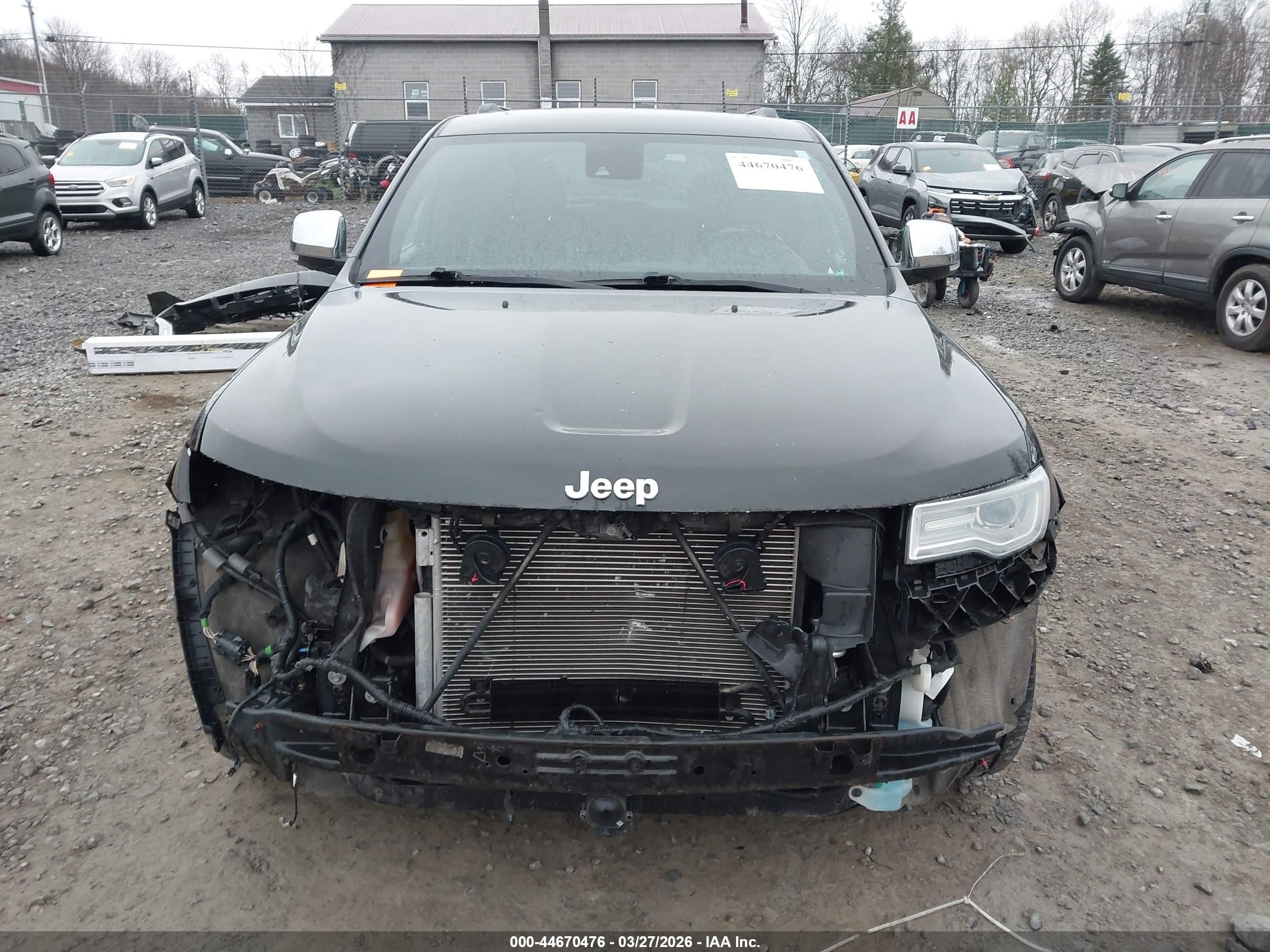2014 Jeep Grand Cherokee Summit Black vin: 1C4RJFJG2EC531709