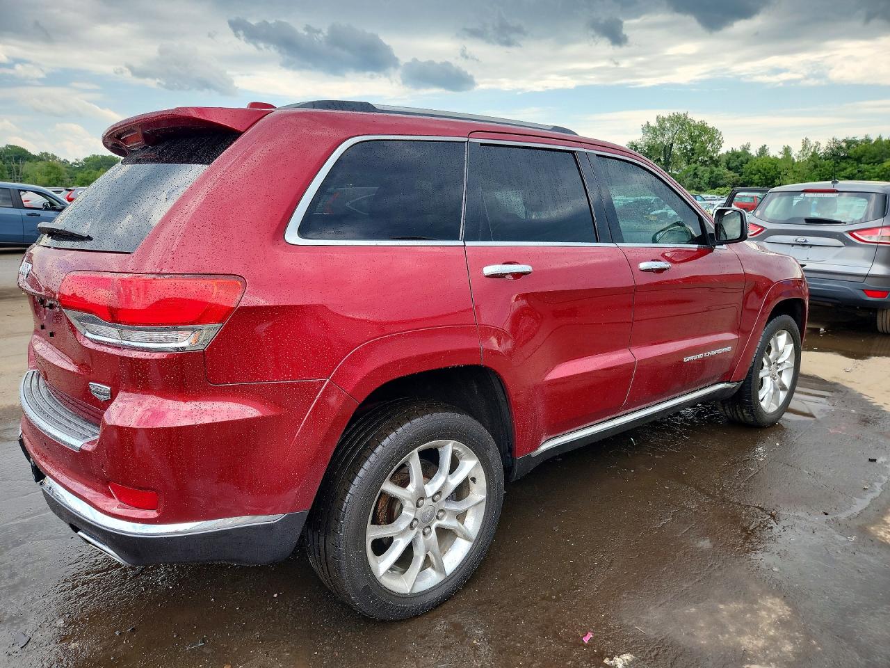 2014 Jeep Grand Cherokee Summit Burgundy vin: 1C4RJFJG3EC377575