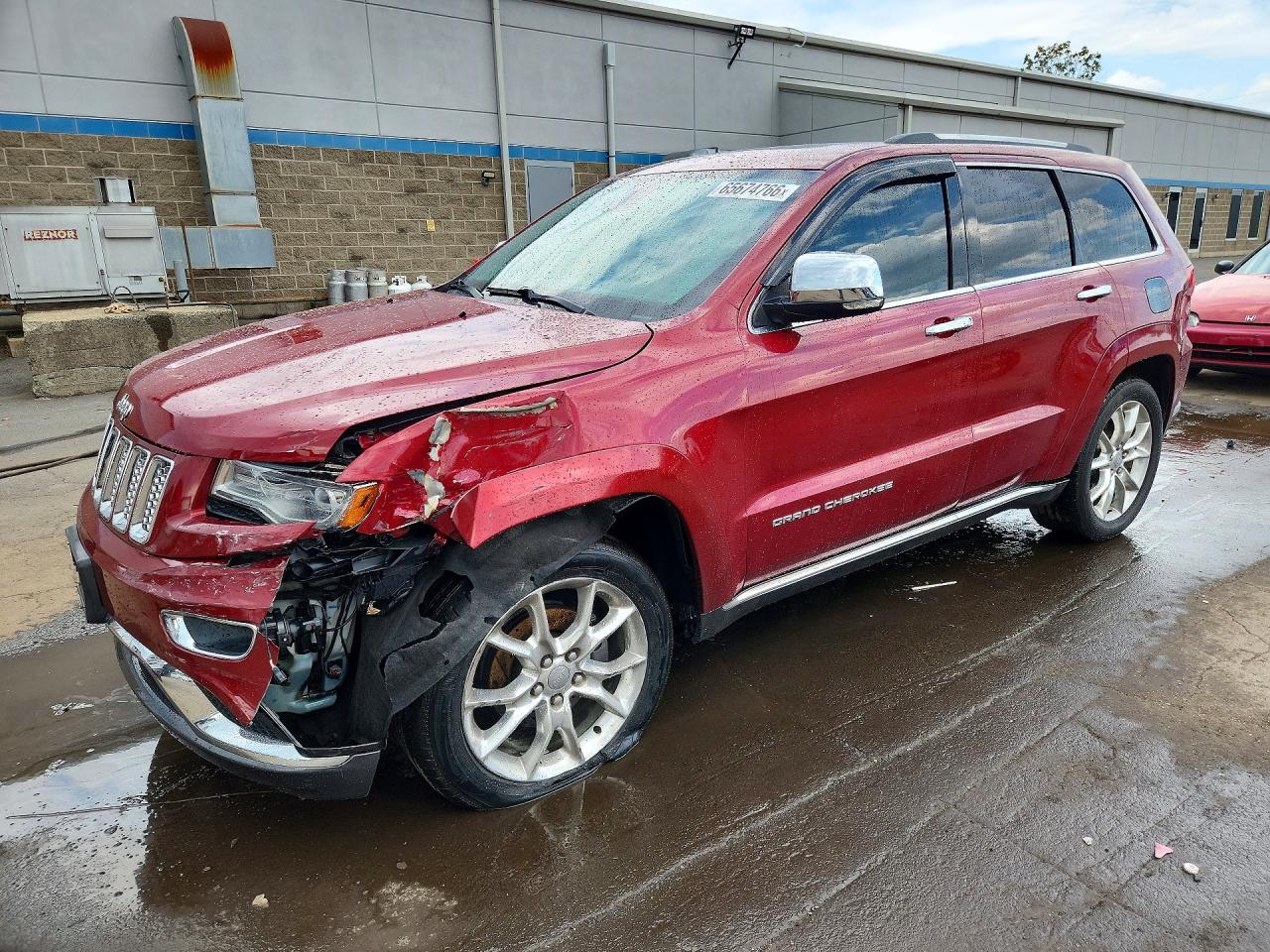 2014 Jeep Grand Cherokee Summit Burgundy vin: 1C4RJFJG3EC377575
