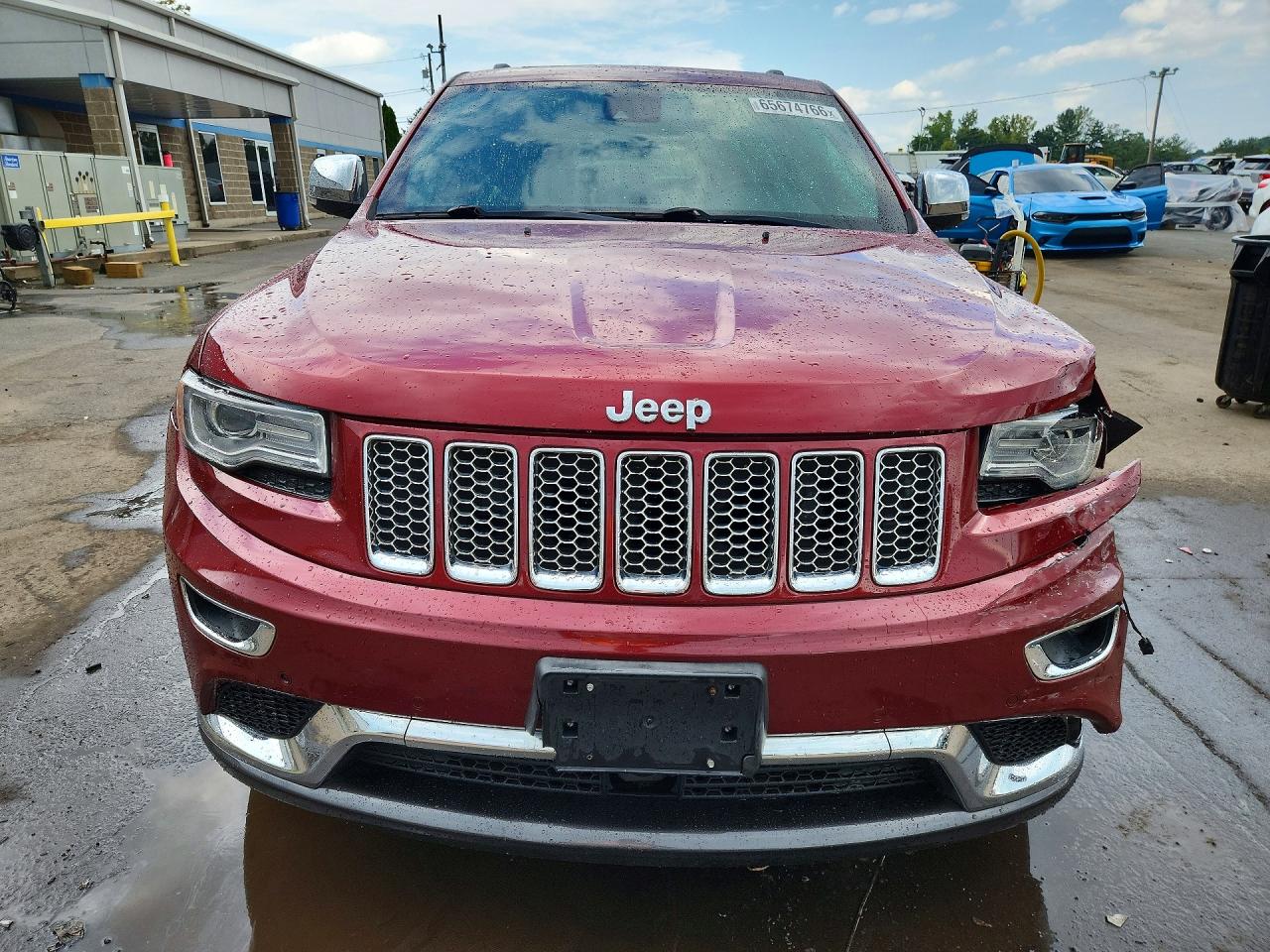 2014 Jeep Grand Cherokee Summit Burgundy vin: 1C4RJFJG3EC377575