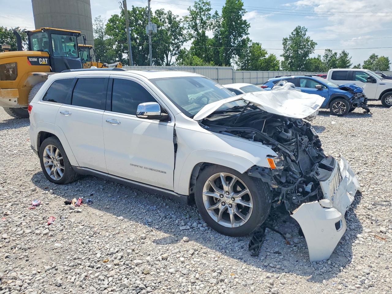2014 Jeep Grand Cherokee Summit White vin: 1C4RJFJG3EC554769