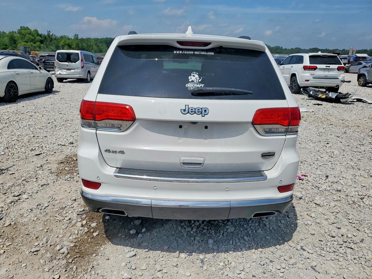 2014 Jeep Grand Cherokee Summit White vin: 1C4RJFJG3EC554769