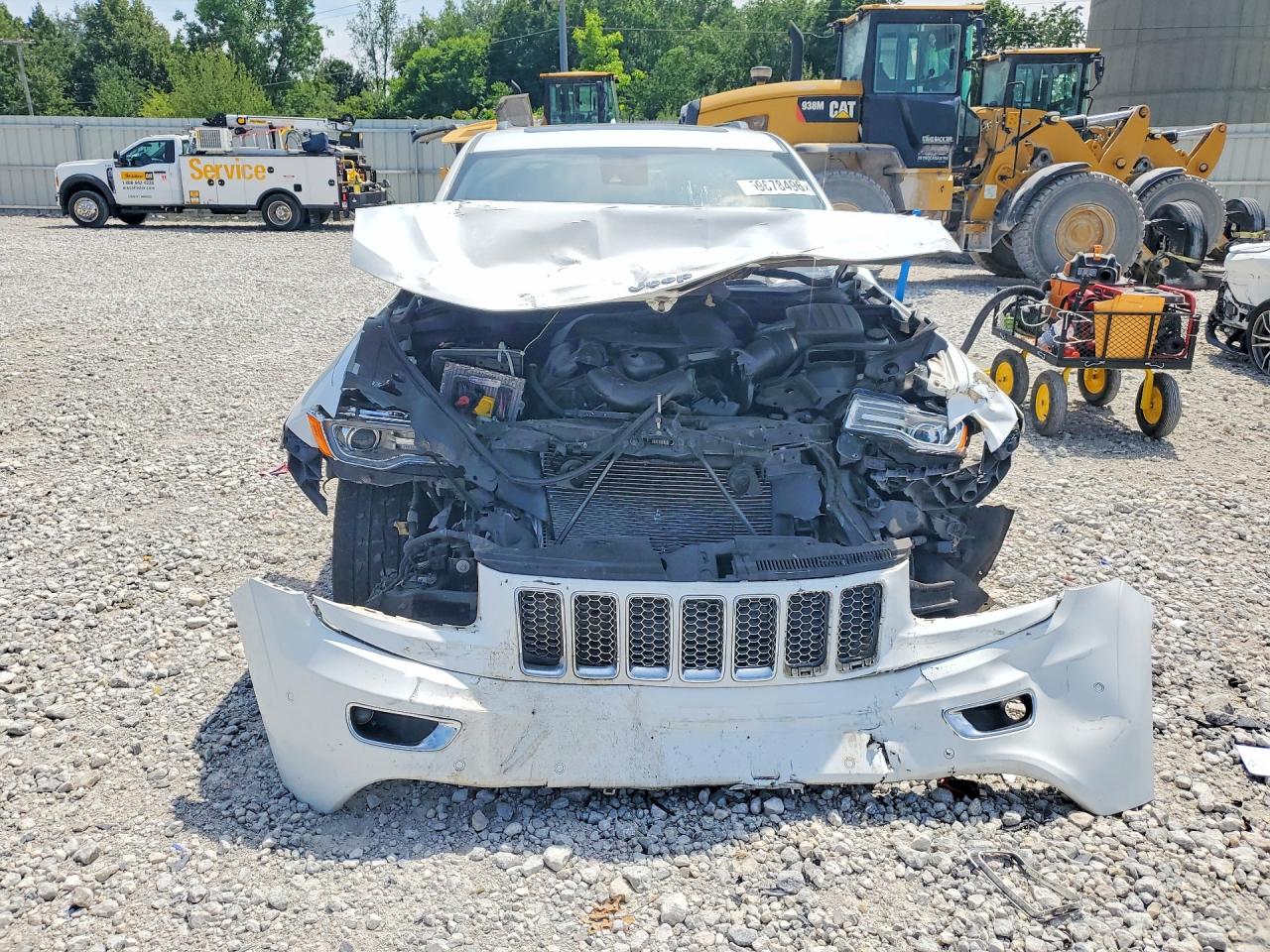 2014 Jeep Grand Cherokee Summit White vin: 1C4RJFJG3EC554769