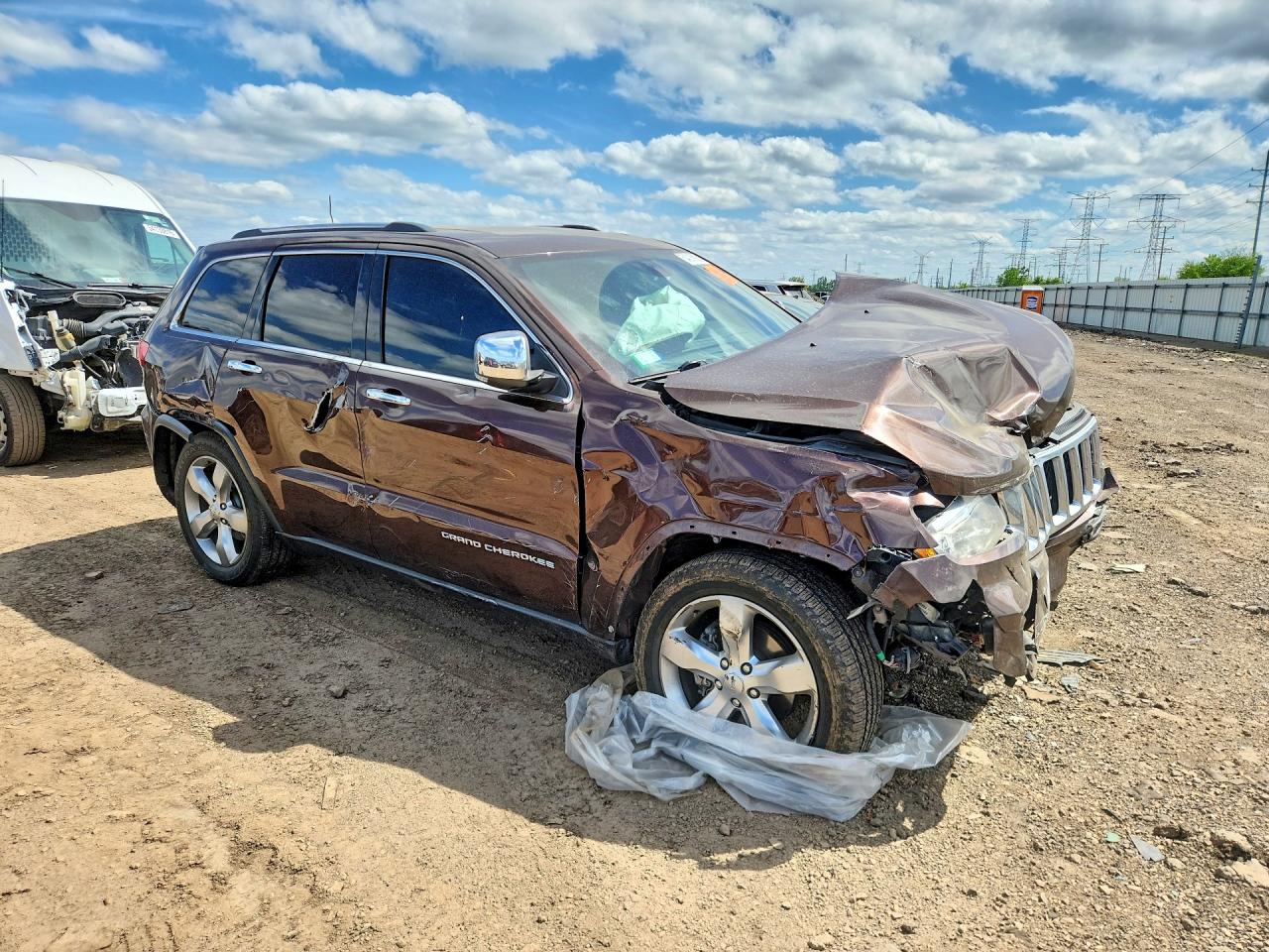 2014 Jeep Grand Cherokee Summit Brown vin: 1C4RJFJG3EC587416