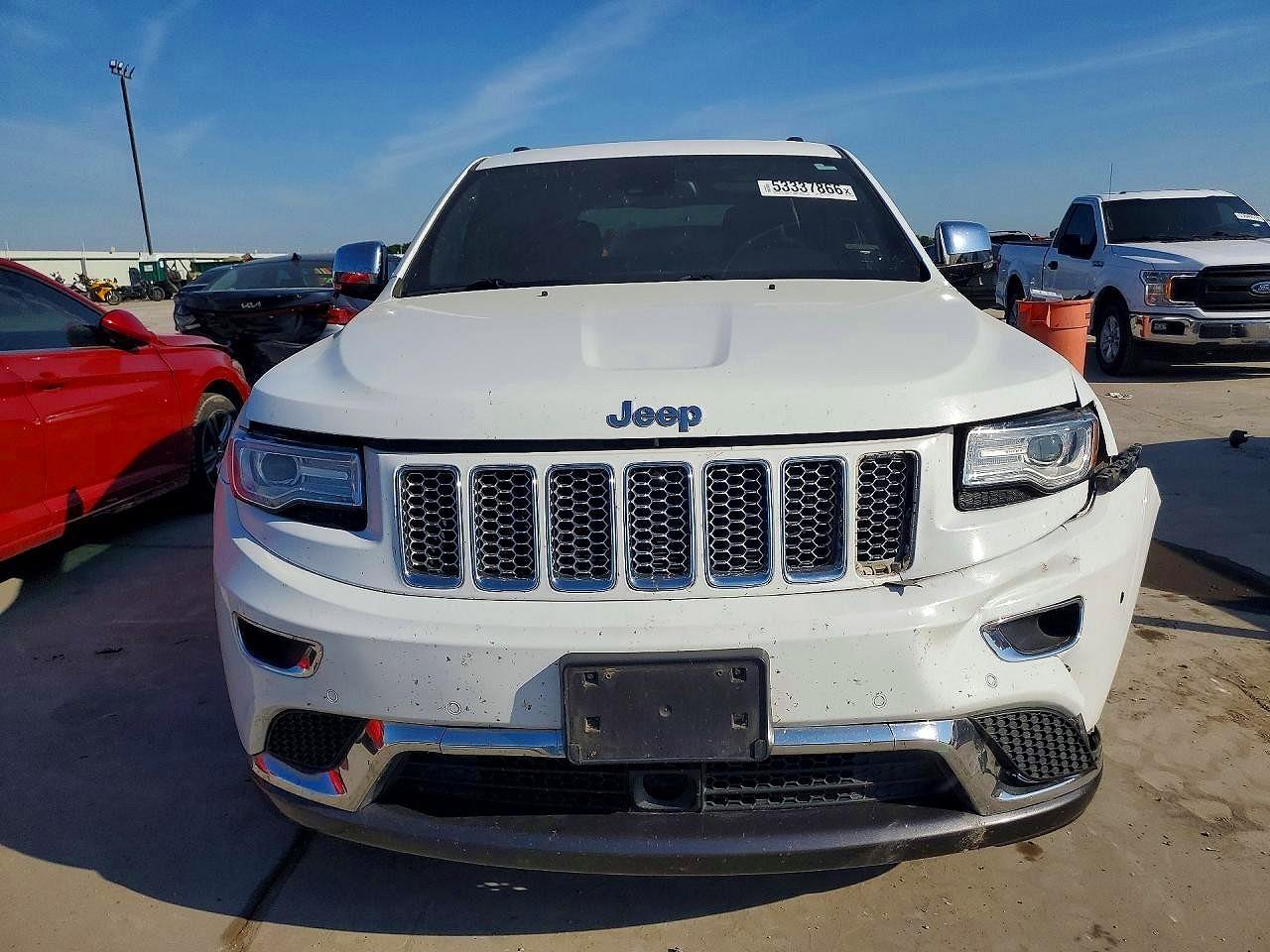 2015 Jeep Grand Cherokee Белый vin: 1C4RJFJG3FC634459