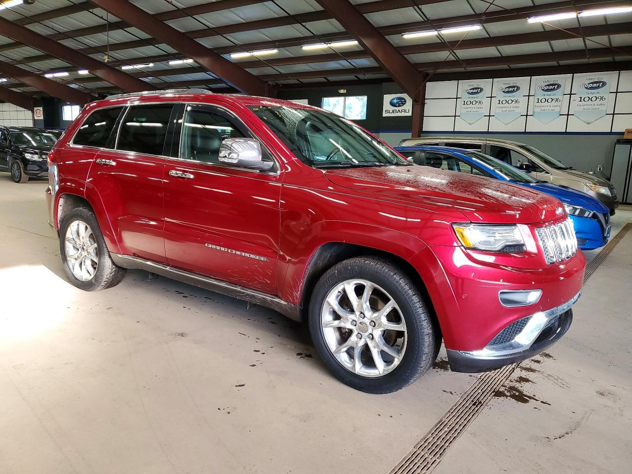 2015 Jeep Grand Cherokee Summit Burgundy vin: 1C4RJFJG3FC791375