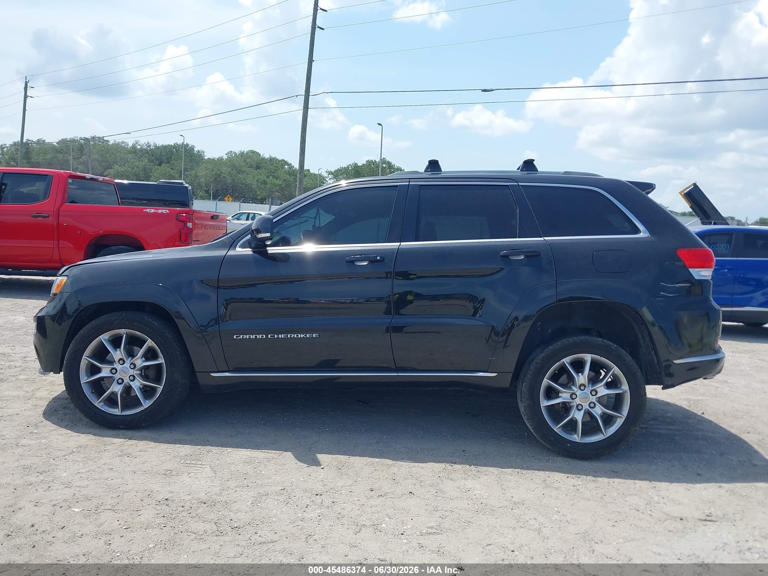 2015 Jeep Grand Cherokee Summit Черный vin: 1C4RJFJG3FC871579