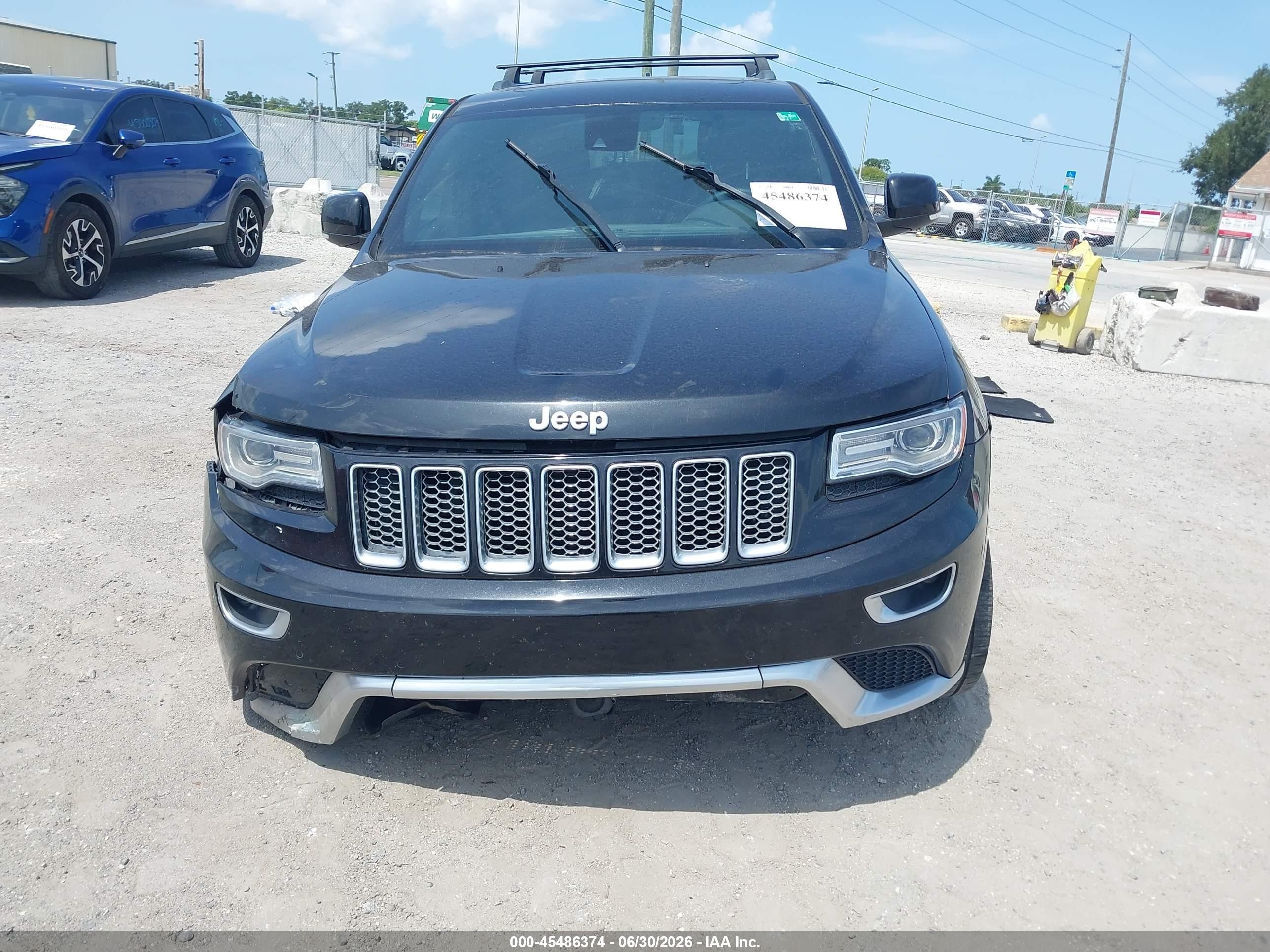 2015 Jeep Grand Cherokee Summit Черный vin: 1C4RJFJG3FC871579