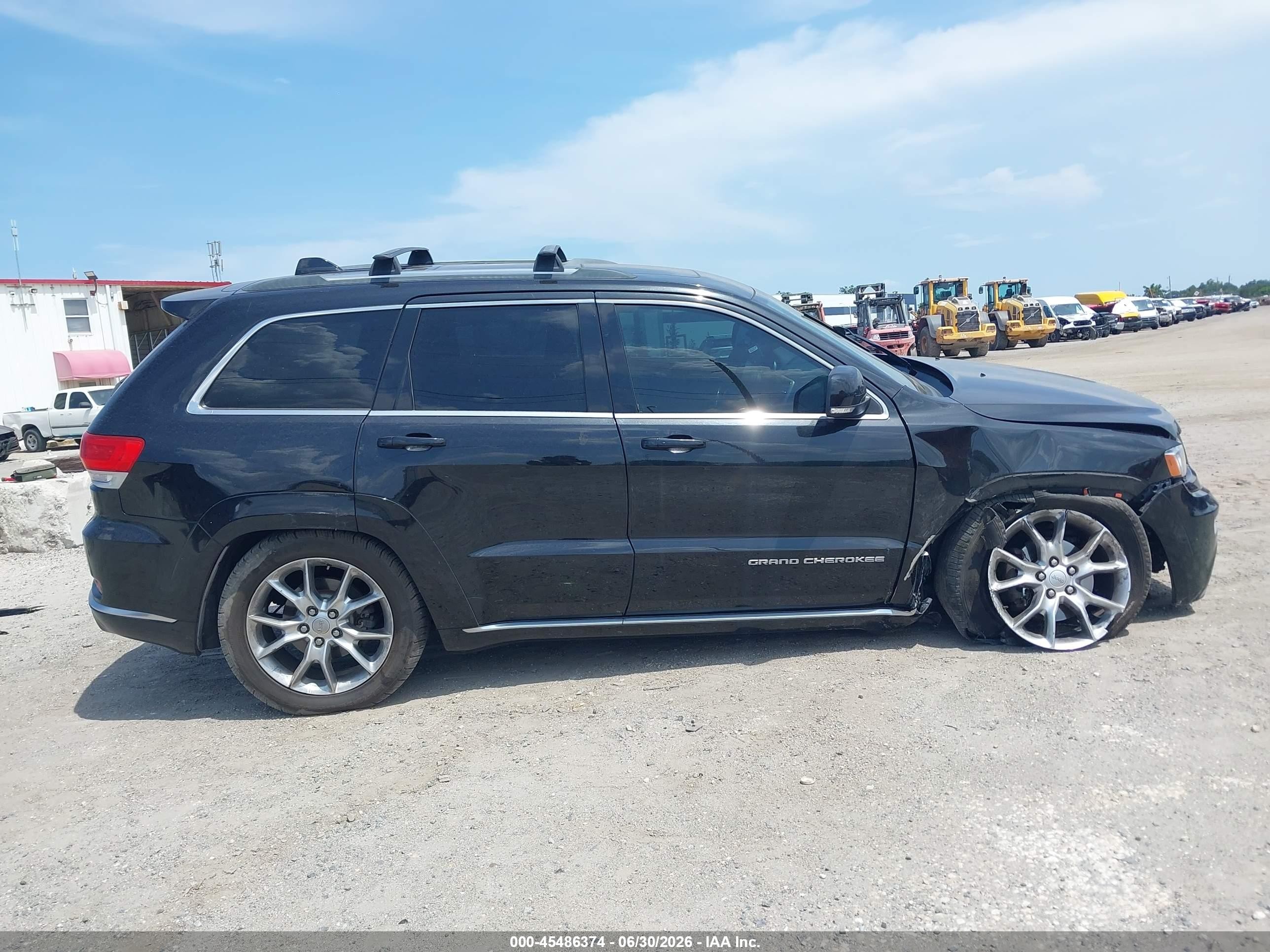 2015 Jeep Grand Cherokee Summit Черный vin: 1C4RJFJG3FC871579