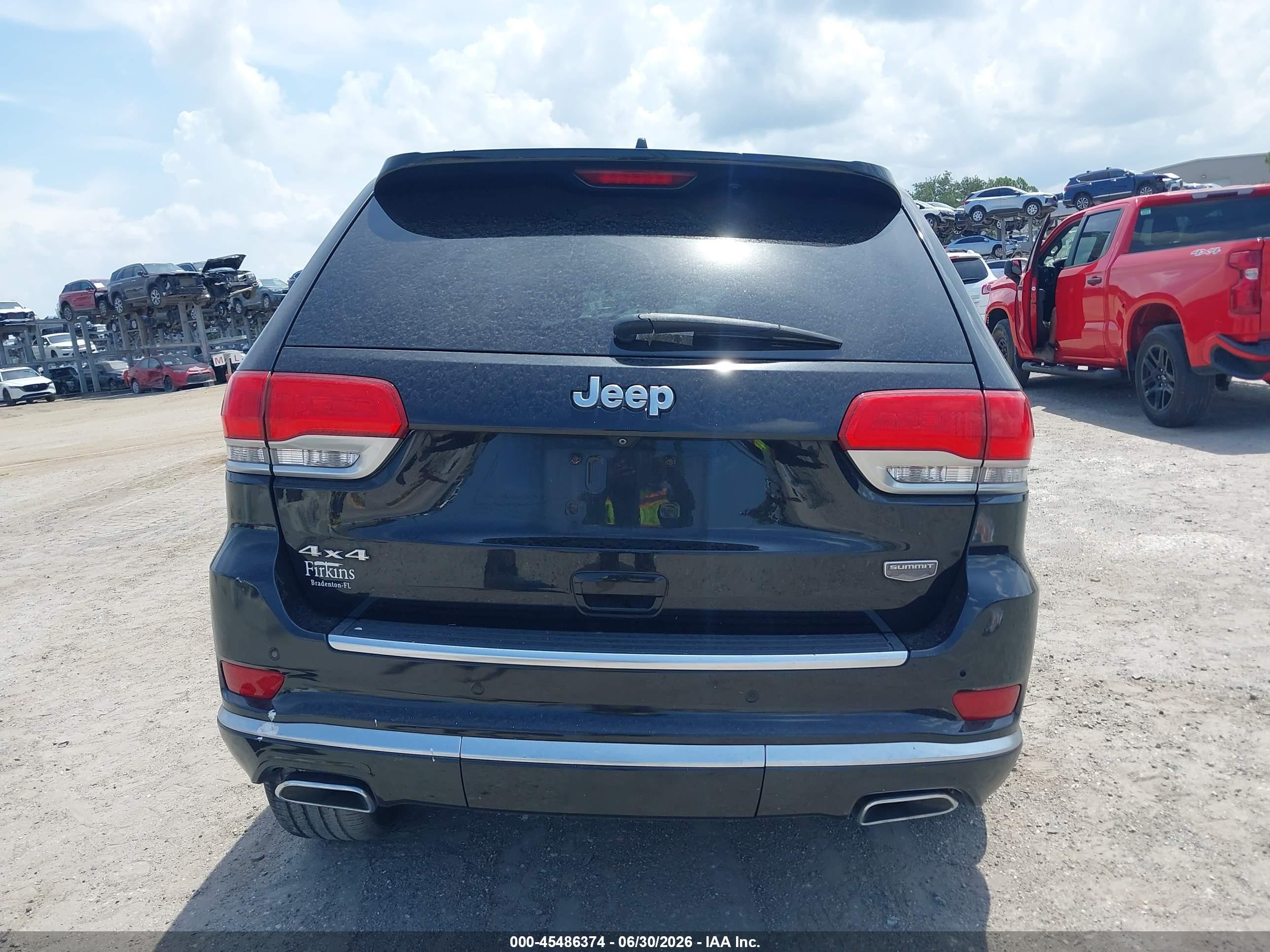 2015 Jeep Grand Cherokee Summit Черный vin: 1C4RJFJG3FC871579