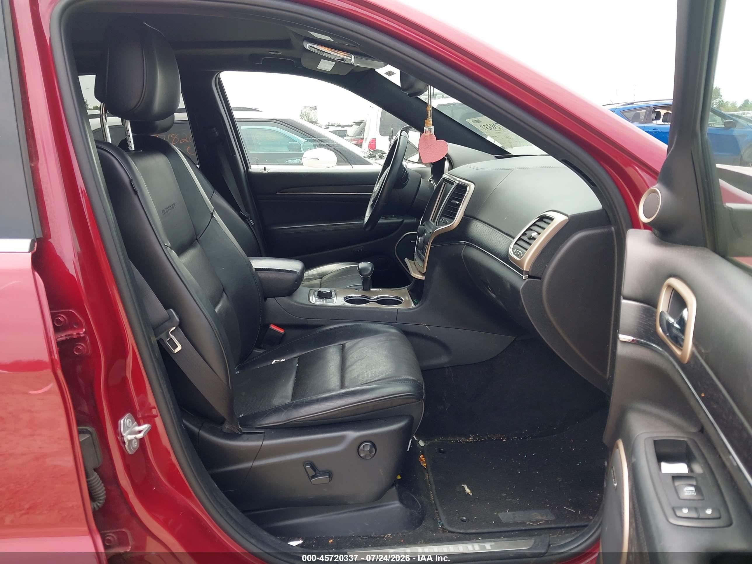 2015 Jeep Grand Cherokee Summit Burgundy vin: 1C4RJFJG3FC920019