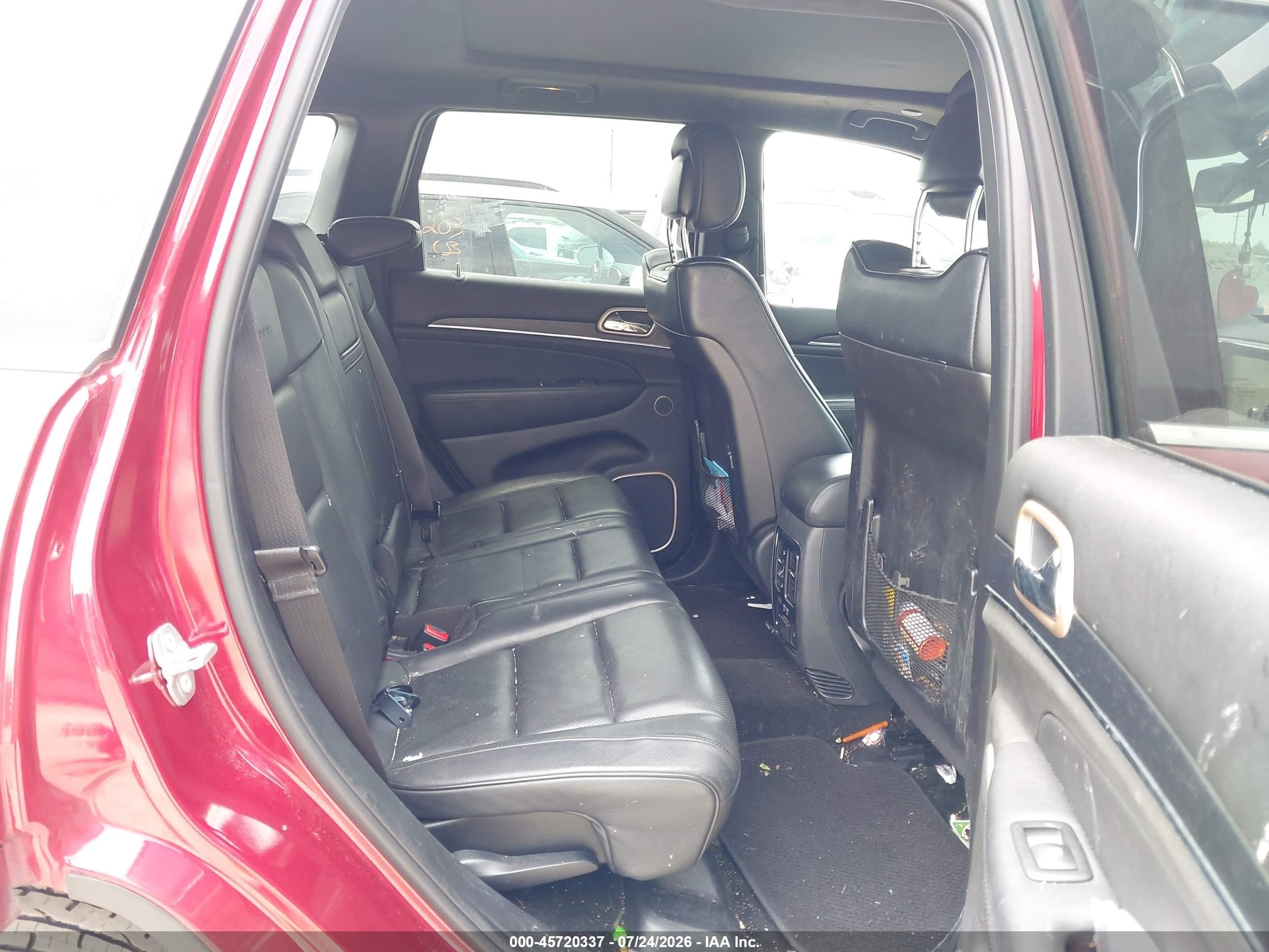2015 Jeep Grand Cherokee Summit Burgundy vin: 1C4RJFJG3FC920019
