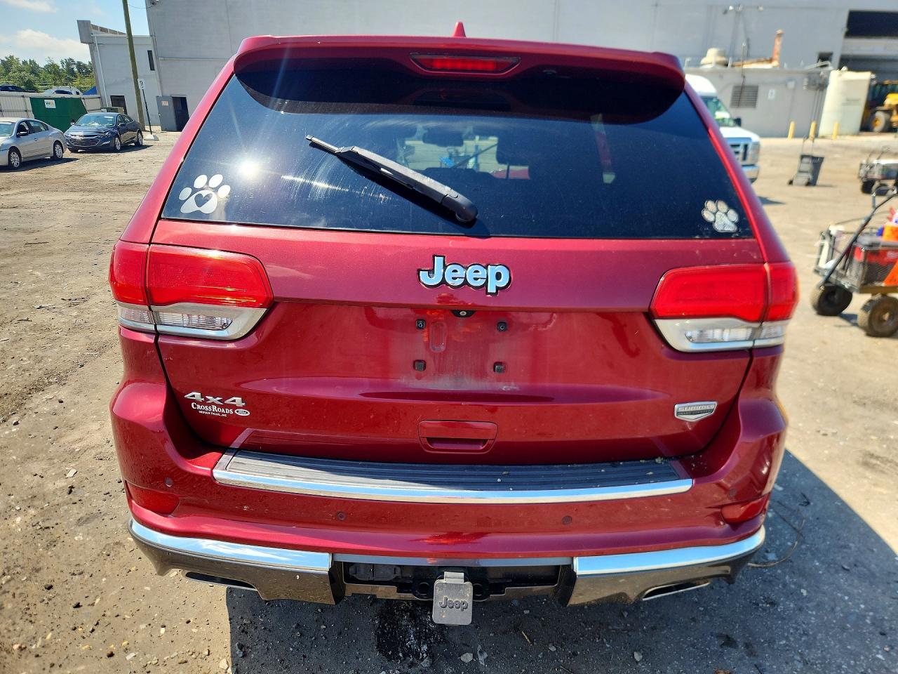2014 Jeep Grand Cherokee Summit Red vin: 1C4RJFJG4EC213977
