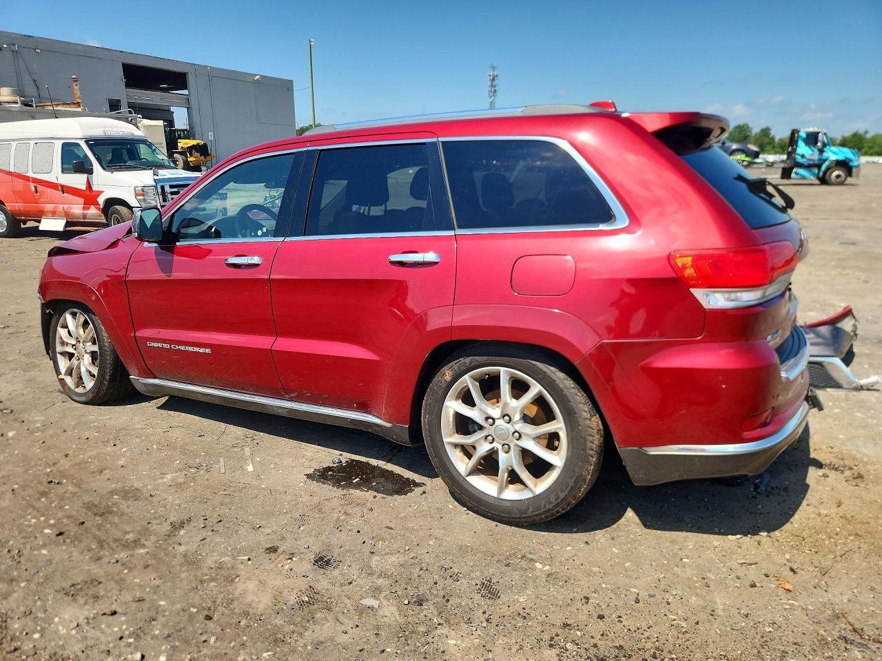 2014 Jeep Grand Cherokee Summit Red vin: 1C4RJFJG4EC213977