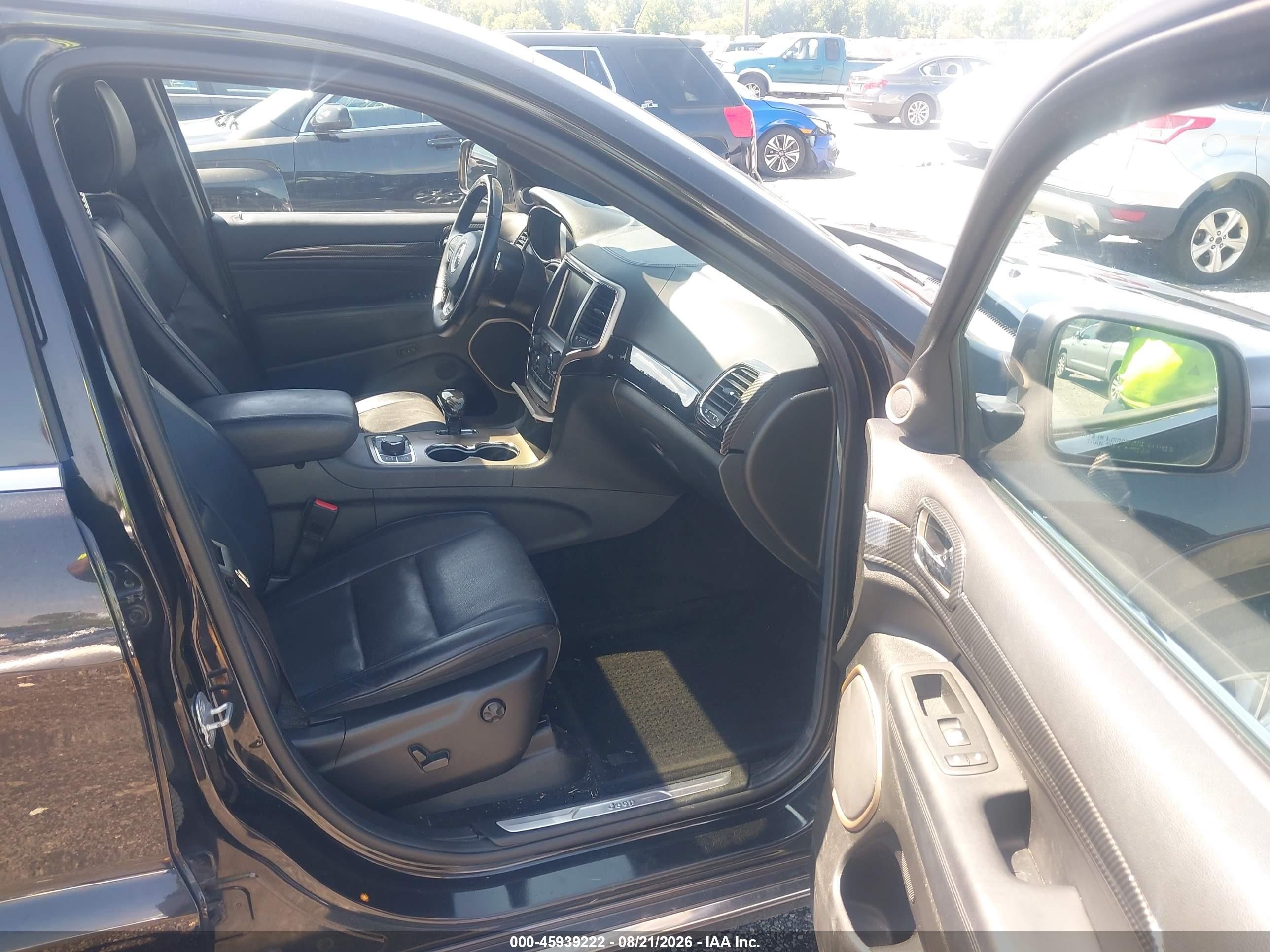 2014 Jeep Grand Cherokee Summit Black vin: 1C4RJFJG4EC492637
