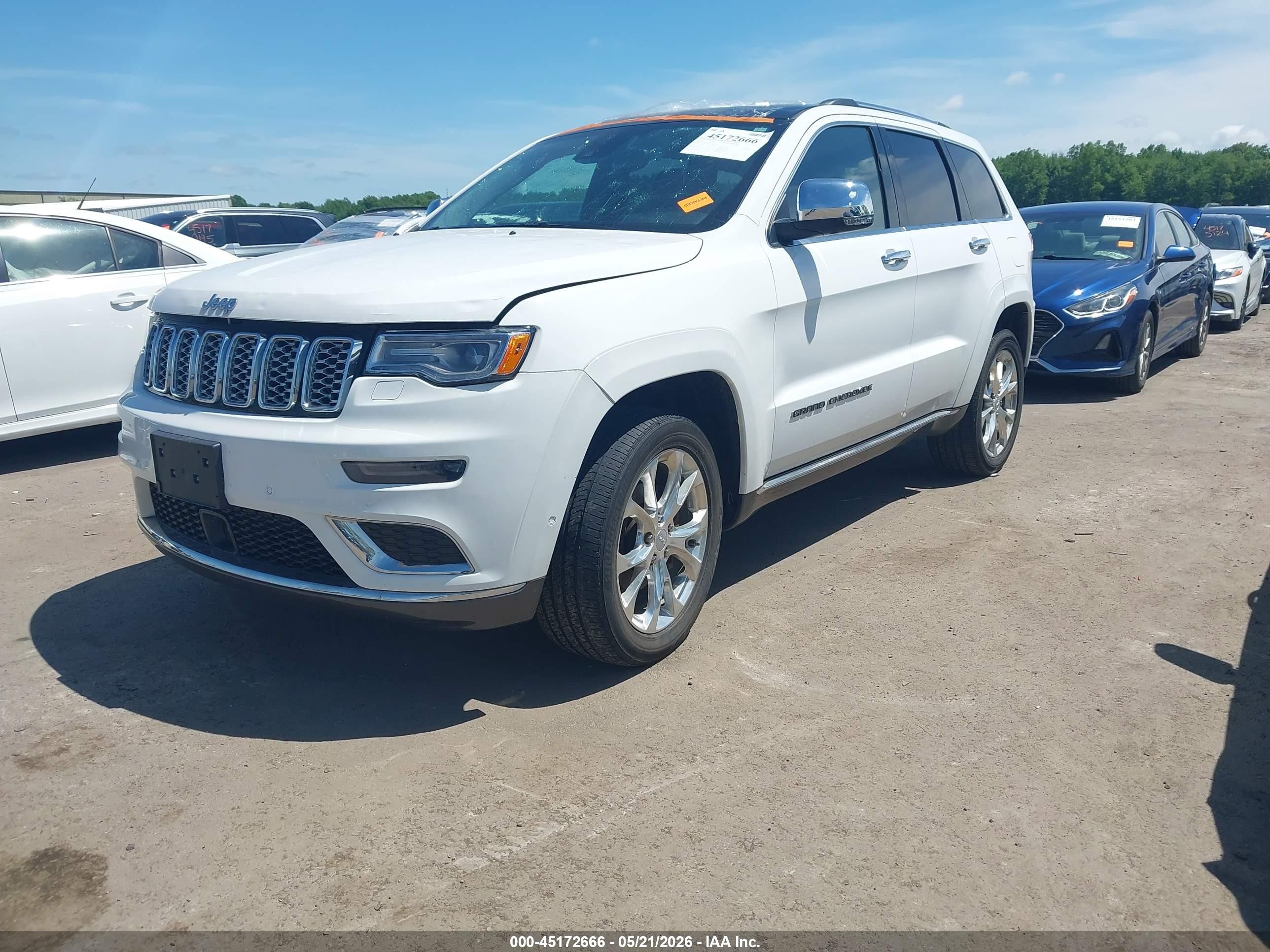 2020 Jeep Grand Cherokee Summit 4x4 White vin: 1C4RJFJG4LC185174
