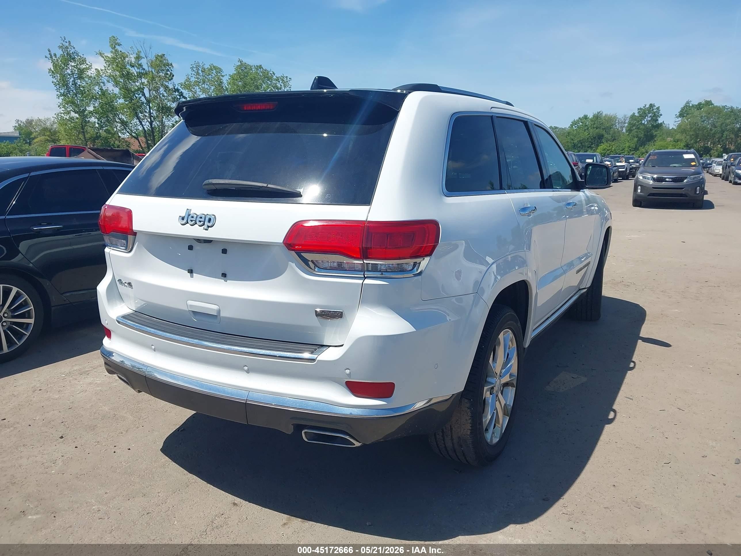 2020 Jeep Grand Cherokee Summit 4x4 White vin: 1C4RJFJG4LC185174