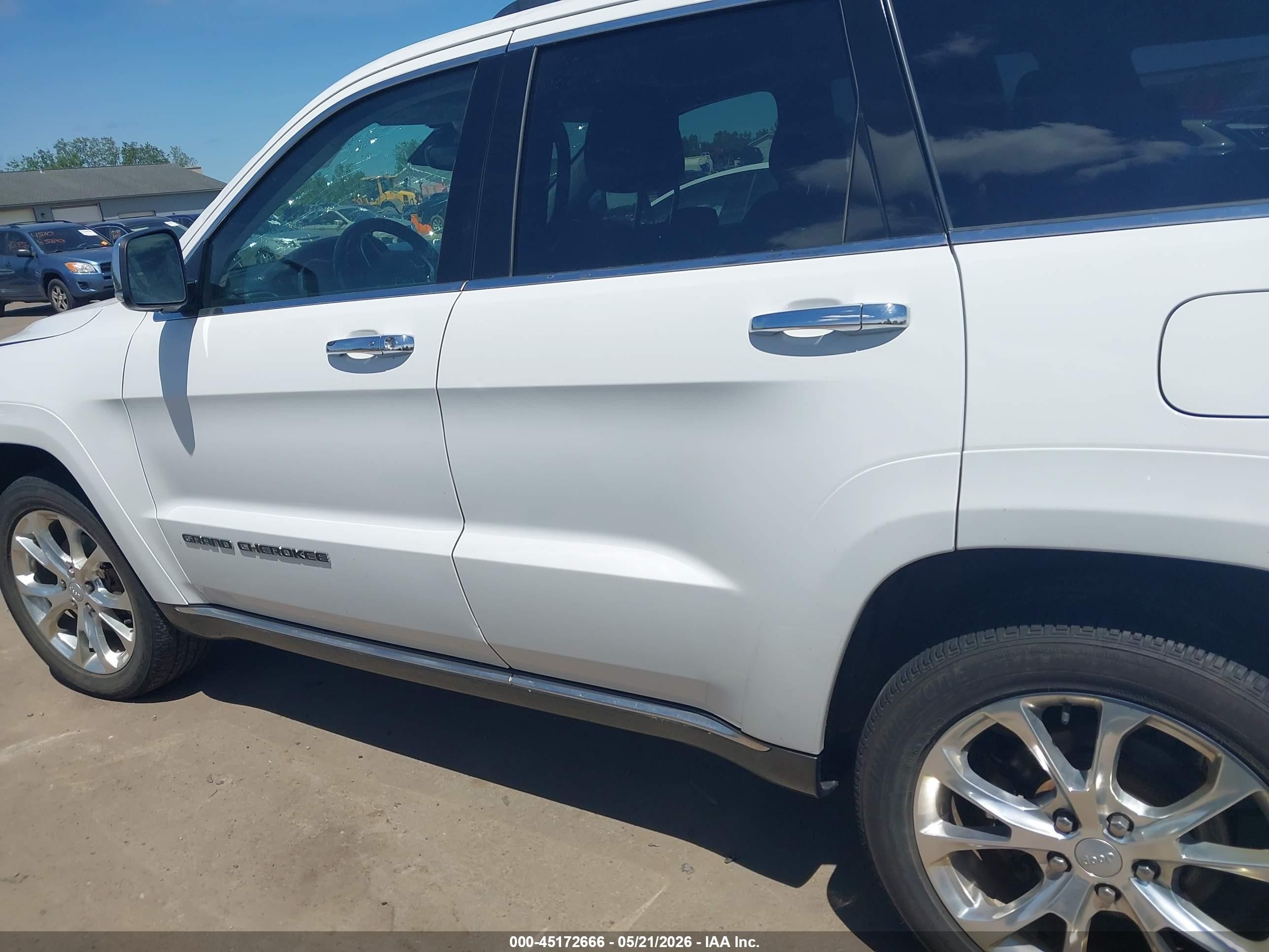 2020 Jeep Grand Cherokee Summit 4x4 White vin: 1C4RJFJG4LC185174