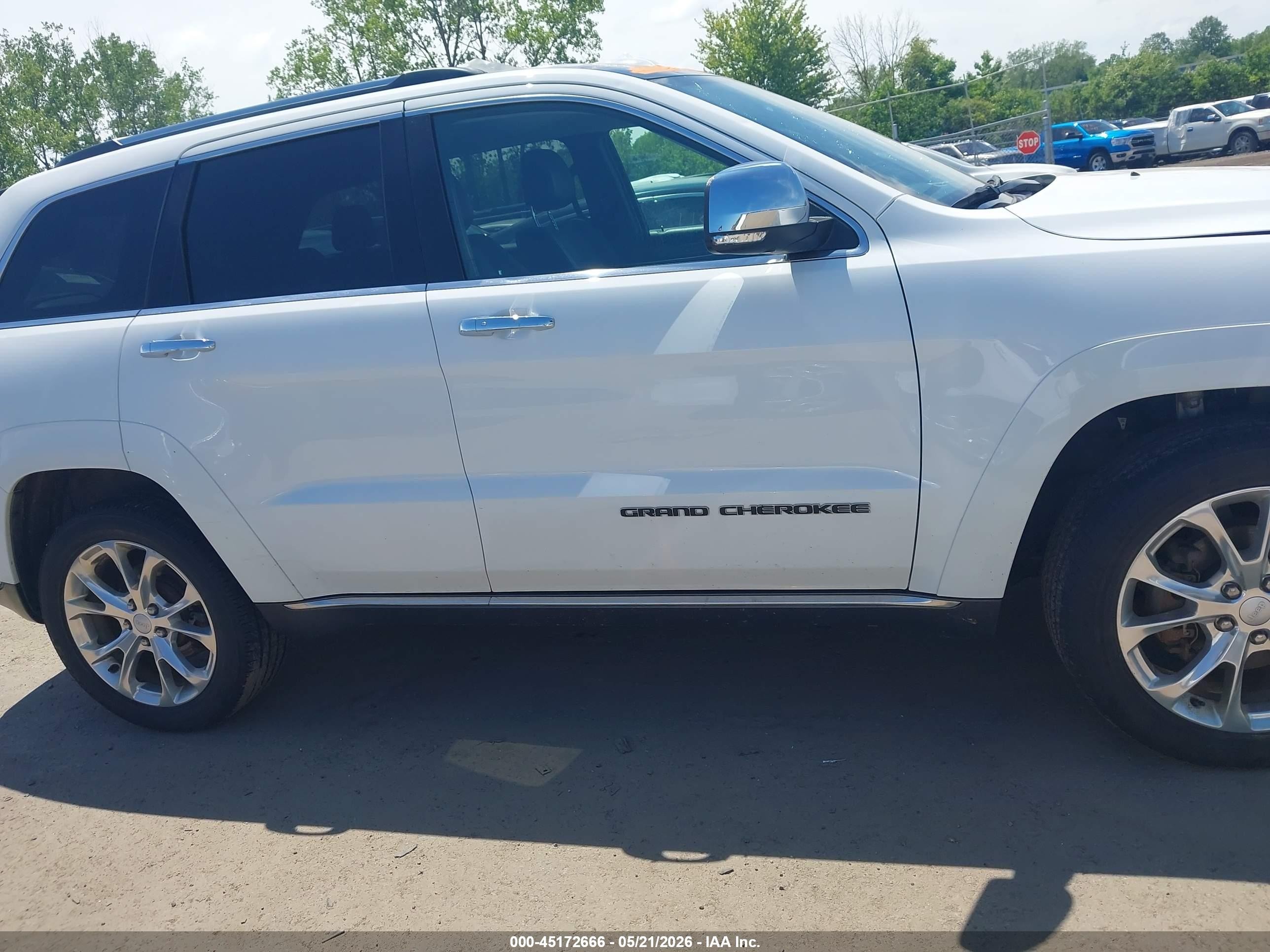 2020 Jeep Grand Cherokee Summit 4x4 White vin: 1C4RJFJG4LC185174