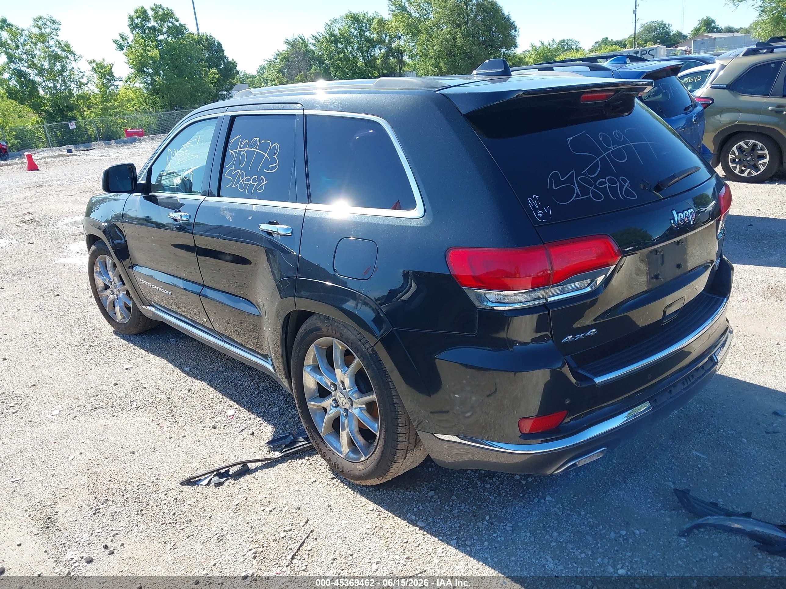 2014 Jeep Grand Cherokee   Black vin: 1C4RJFJG5EC125682