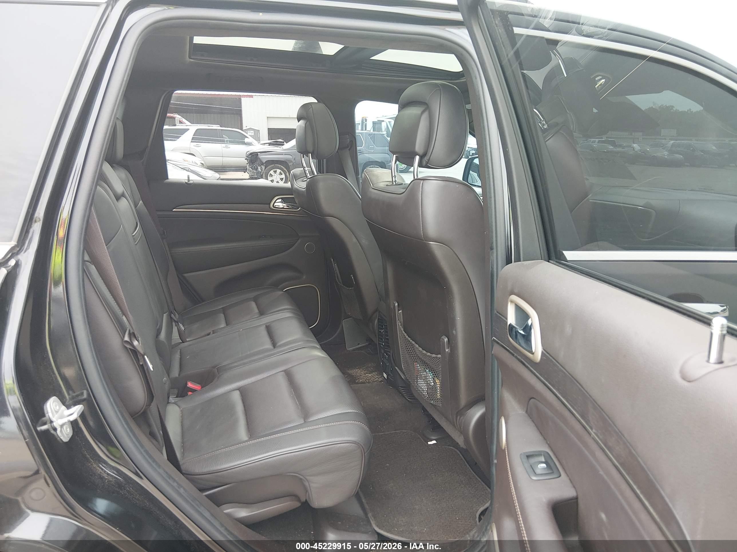 2014 Jeep Grand Cherokee Summit Black vin: 1C4RJFJG5EC196736