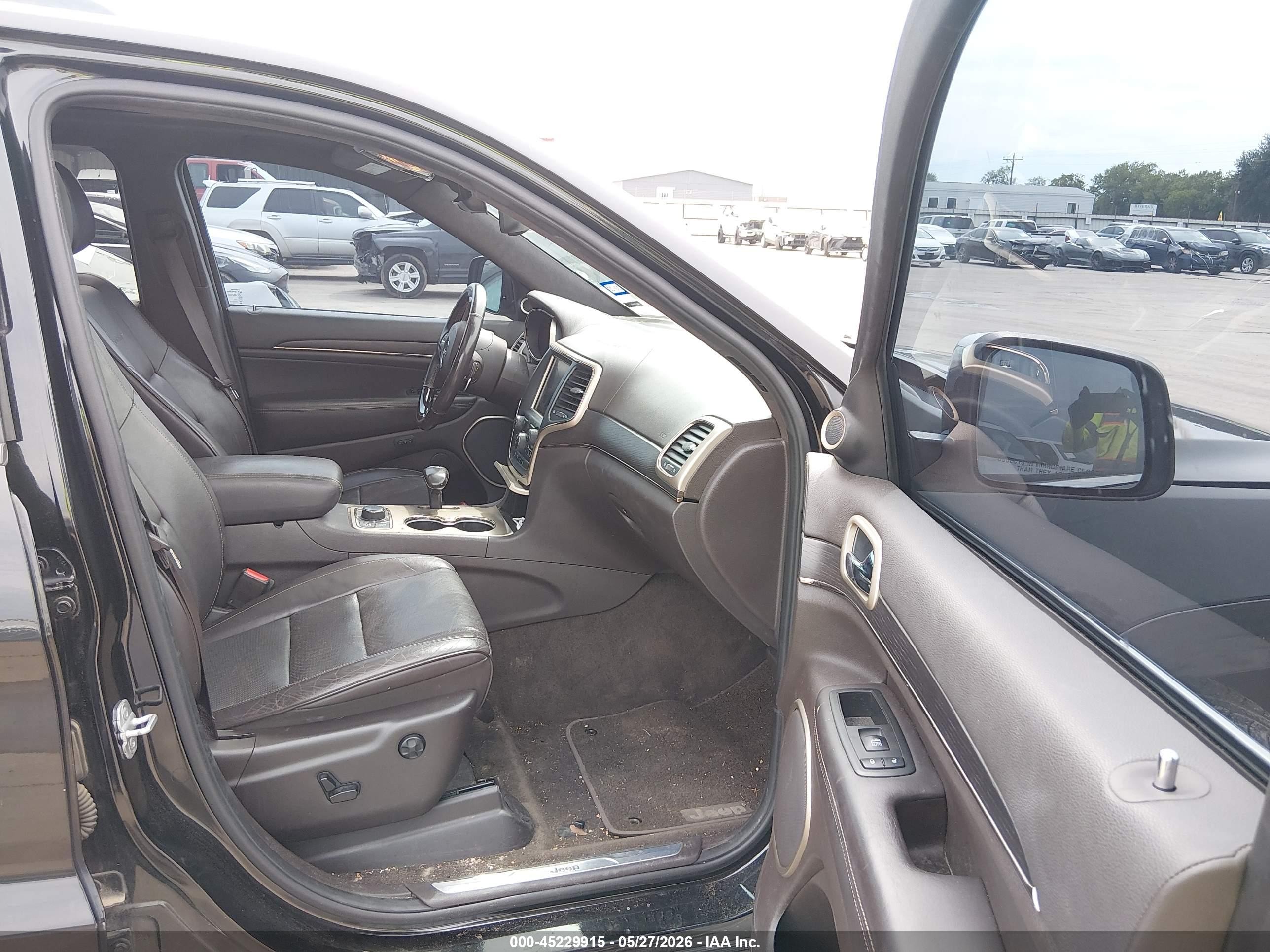 2014 Jeep Grand Cherokee Summit Black vin: 1C4RJFJG5EC196736
