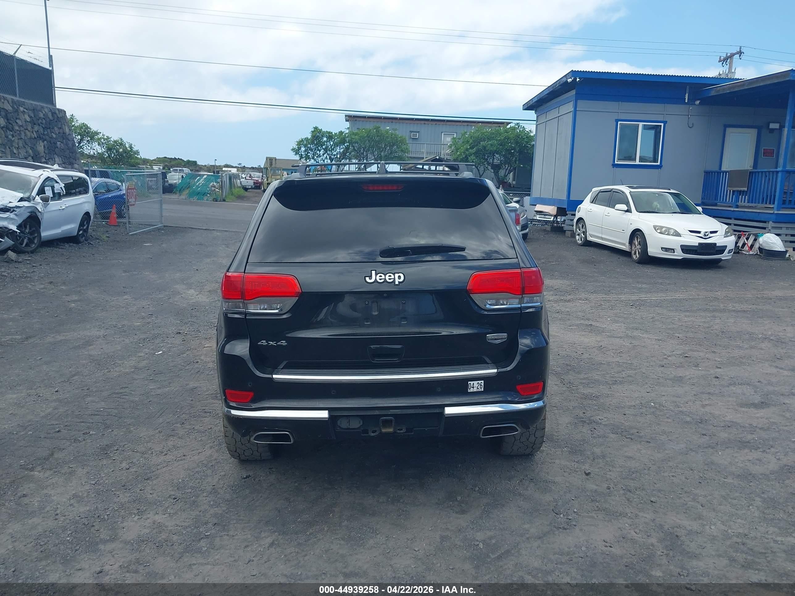 2014 Jeep Grand Cherokee Summit Black vin: 1C4RJFJG5EC214300
