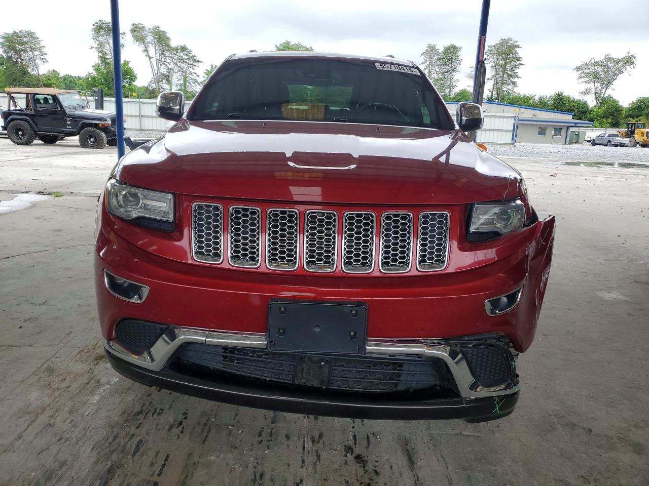 2014 Jeep Grand Cherokee Summit Red vin: 1C4RJFJG5EC450428