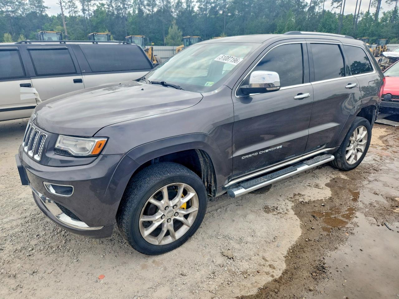 2014 Jeep Grand Cherokee Summit Gray vin: 1C4RJFJG5EC554756