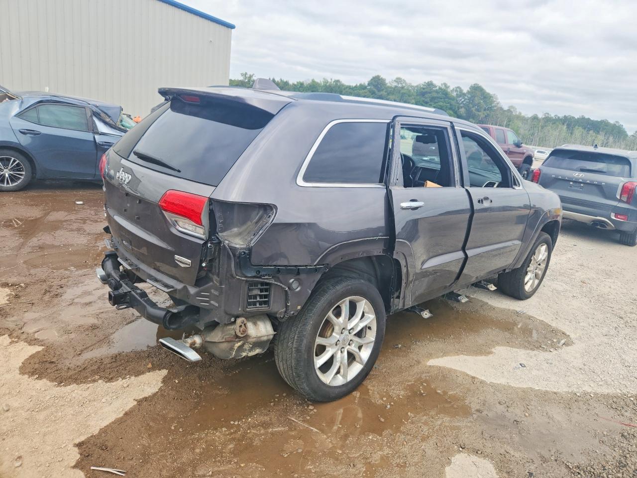 2014 Jeep Grand Cherokee Summit Gray vin: 1C4RJFJG5EC554756