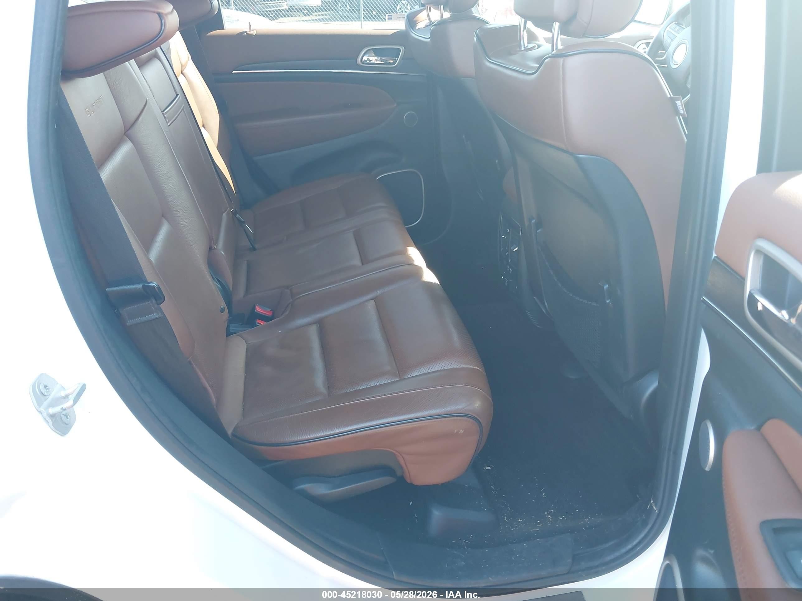 2015 Jeep Grand Cherokee Summit White vin: 1C4RJFJG5FC667575