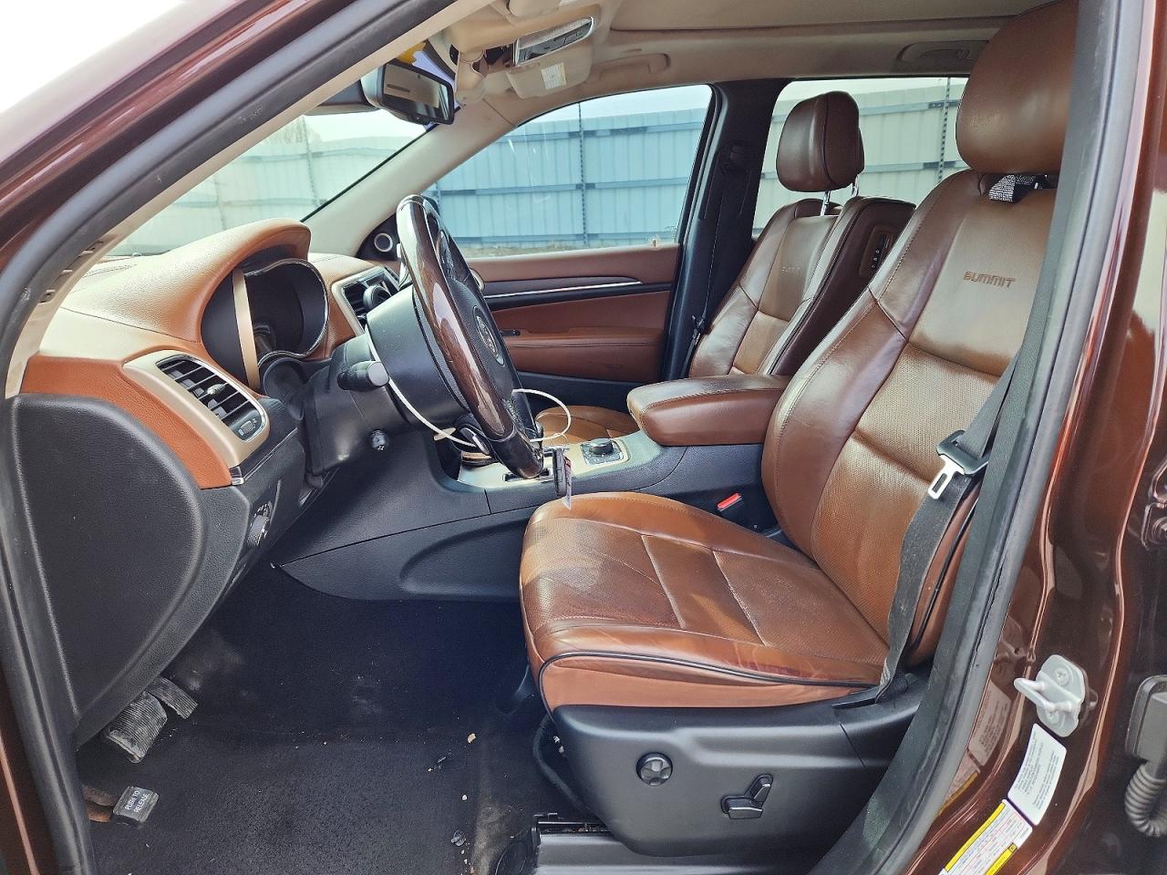 2015 Jeep Grand Cherokee Summit Brown vin: 1C4RJFJG5FC685509