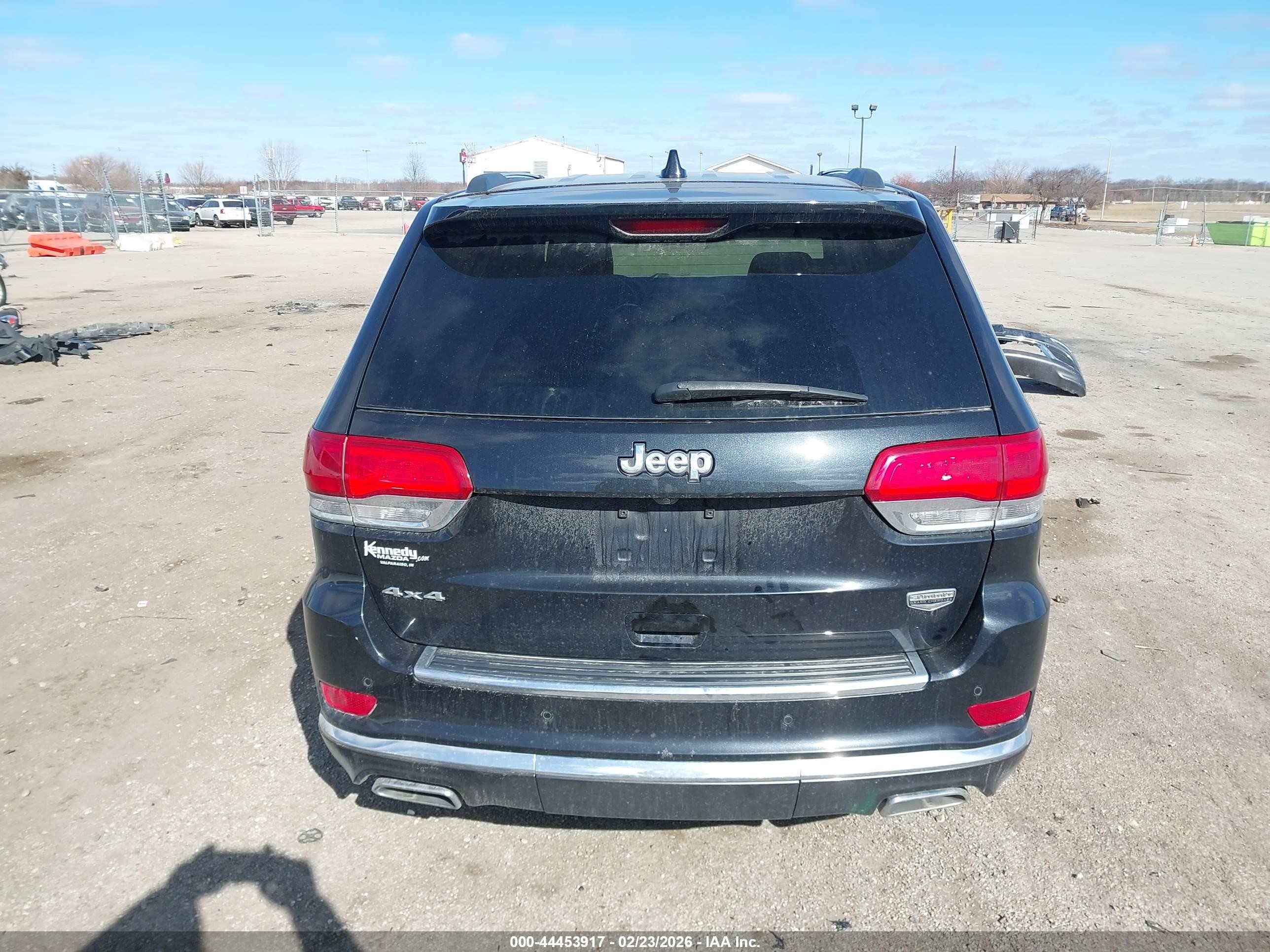 2014 Jeep Grand Cherokee Summit Black vin: 1C4RJFJG6EC218842