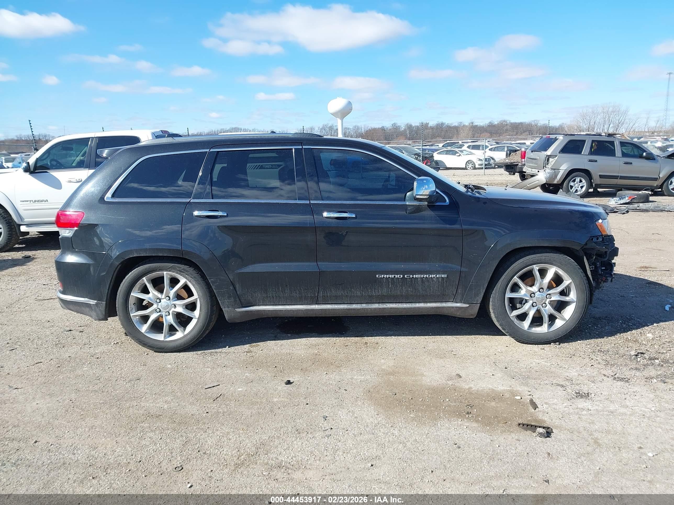 2014 Jeep Grand Cherokee Summit Black vin: 1C4RJFJG6EC218842