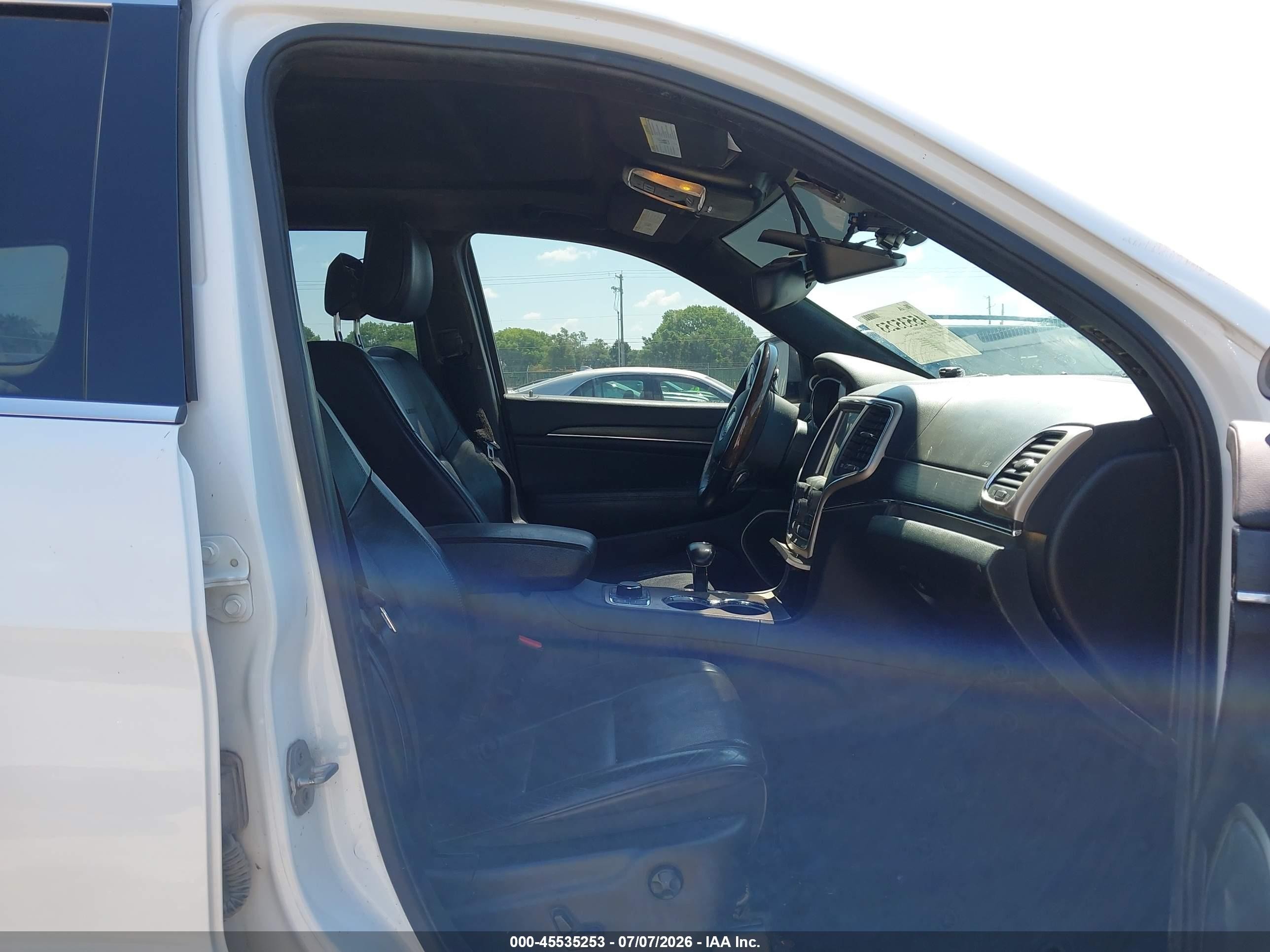 2014 Jeep Grand Cherokee Summit White vin: 1C4RJFJG6EC270312