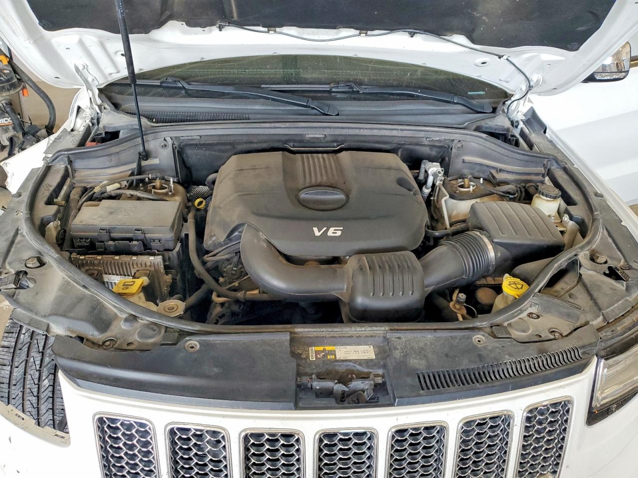 2014 Jeep Grand Cherokee Summit Белый vin: 1C4RJFJG6EC475726