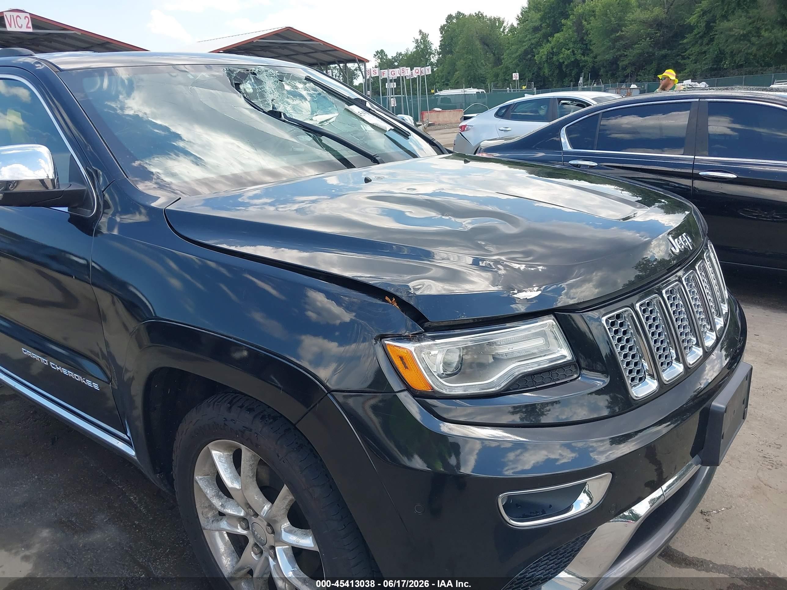 2015 Jeep Grand Cherokee Summit Black vin: 1C4RJFJG6FC829715