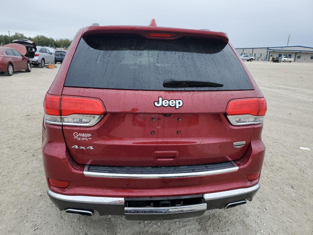2014 Jeep Grand Cherokee Summit Red vin: 1C4RJFJG7EC246553