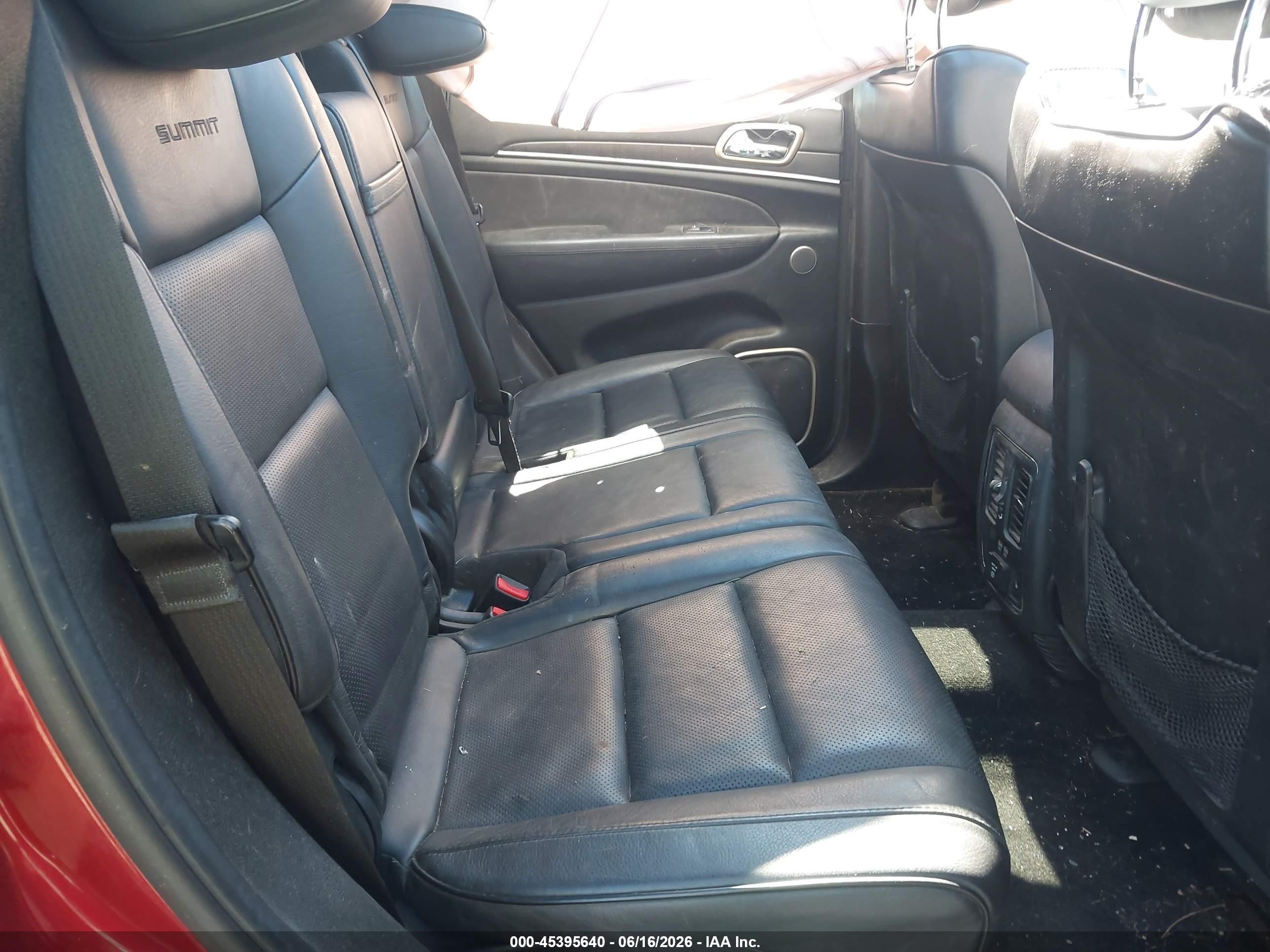 2014 Jeep Grand Cherokee Summit Red vin: 1C4RJFJG7EC304726
