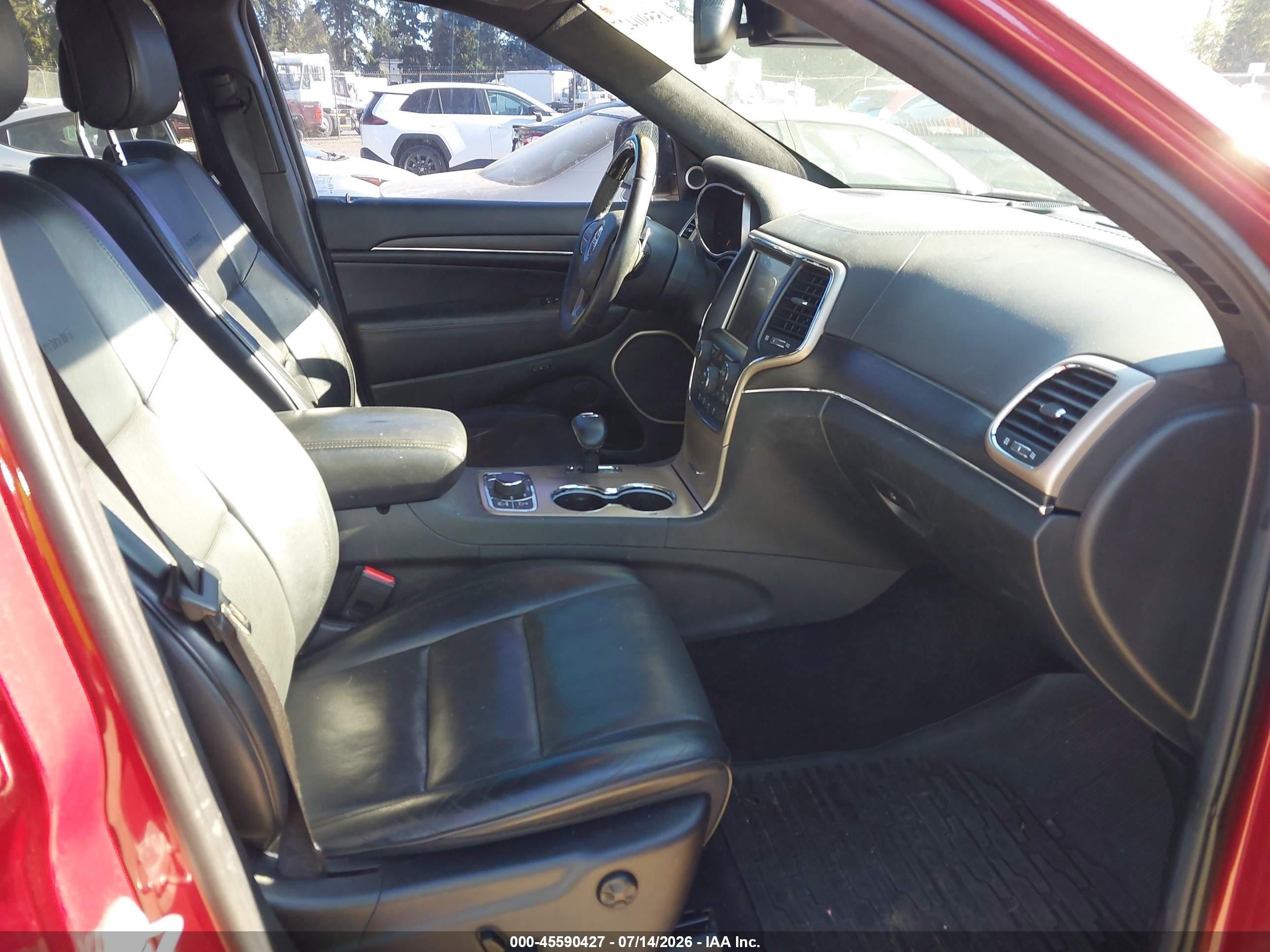 2014 Jeep Grand Cherokee Summit Red vin: 1C4RJFJG7EC324264