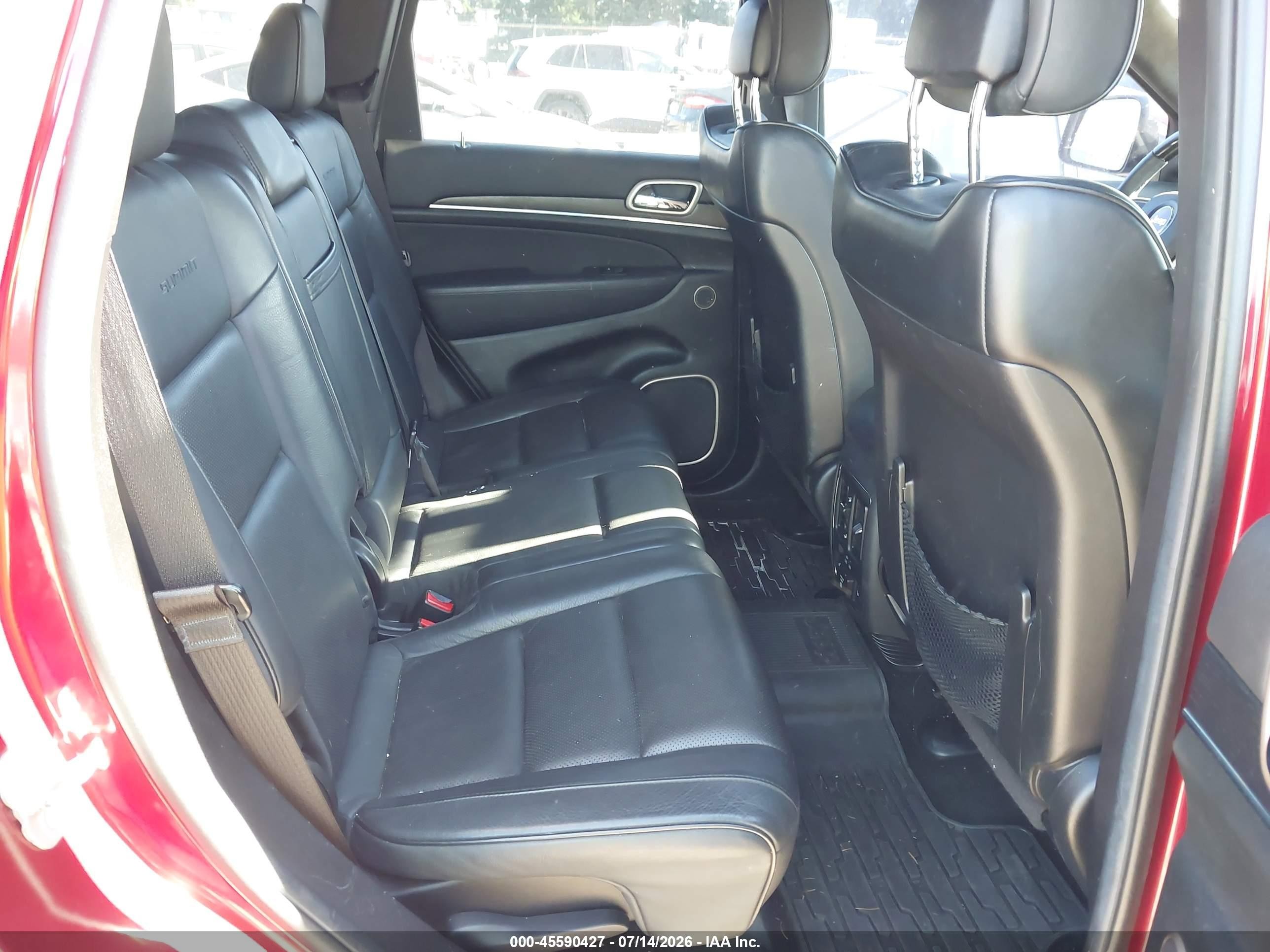 2014 Jeep Grand Cherokee Summit Red vin: 1C4RJFJG7EC324264
