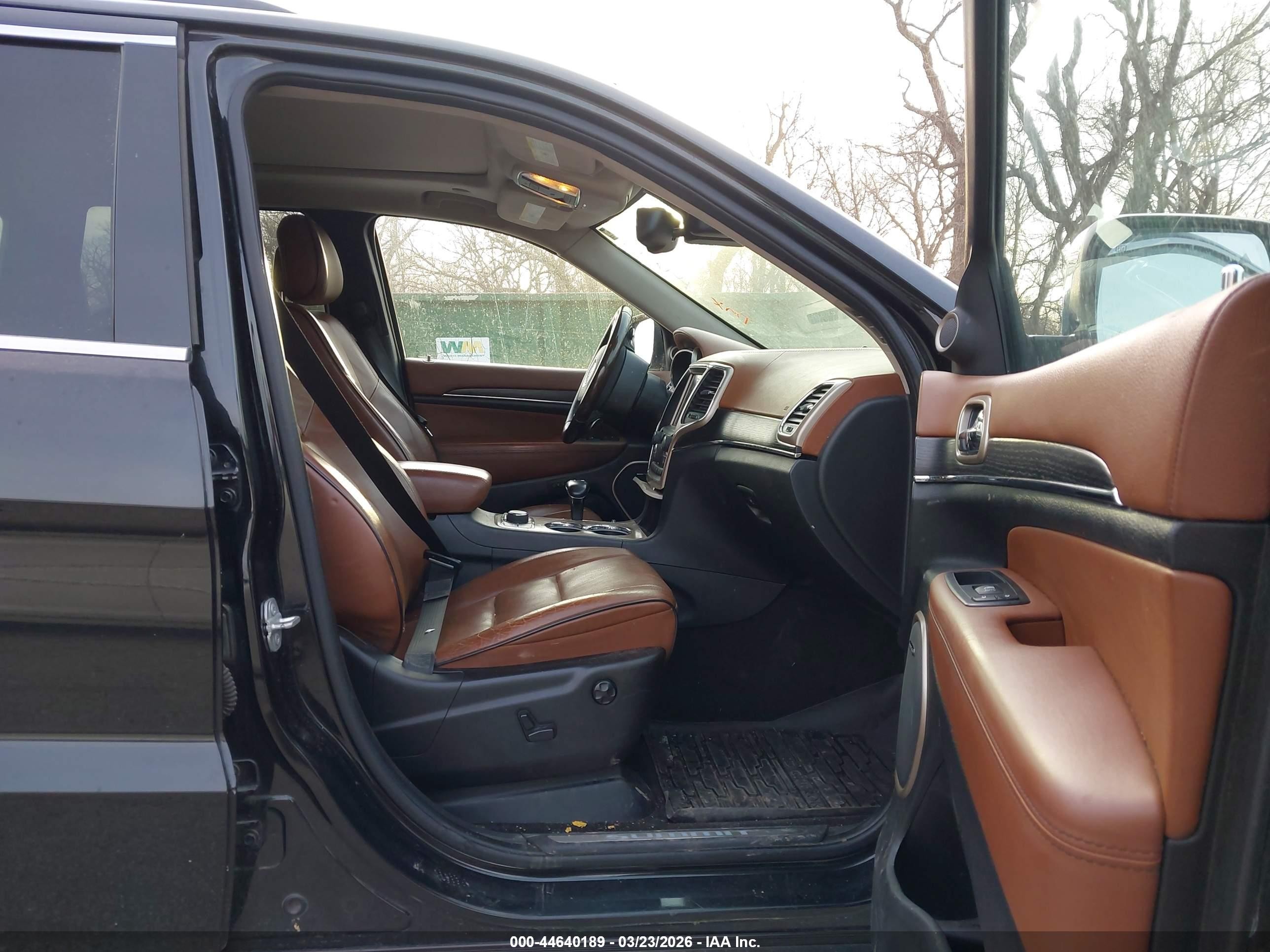2015 Jeep Grand Cherokee Summit Black vin: 1C4RJFJG7FC741899