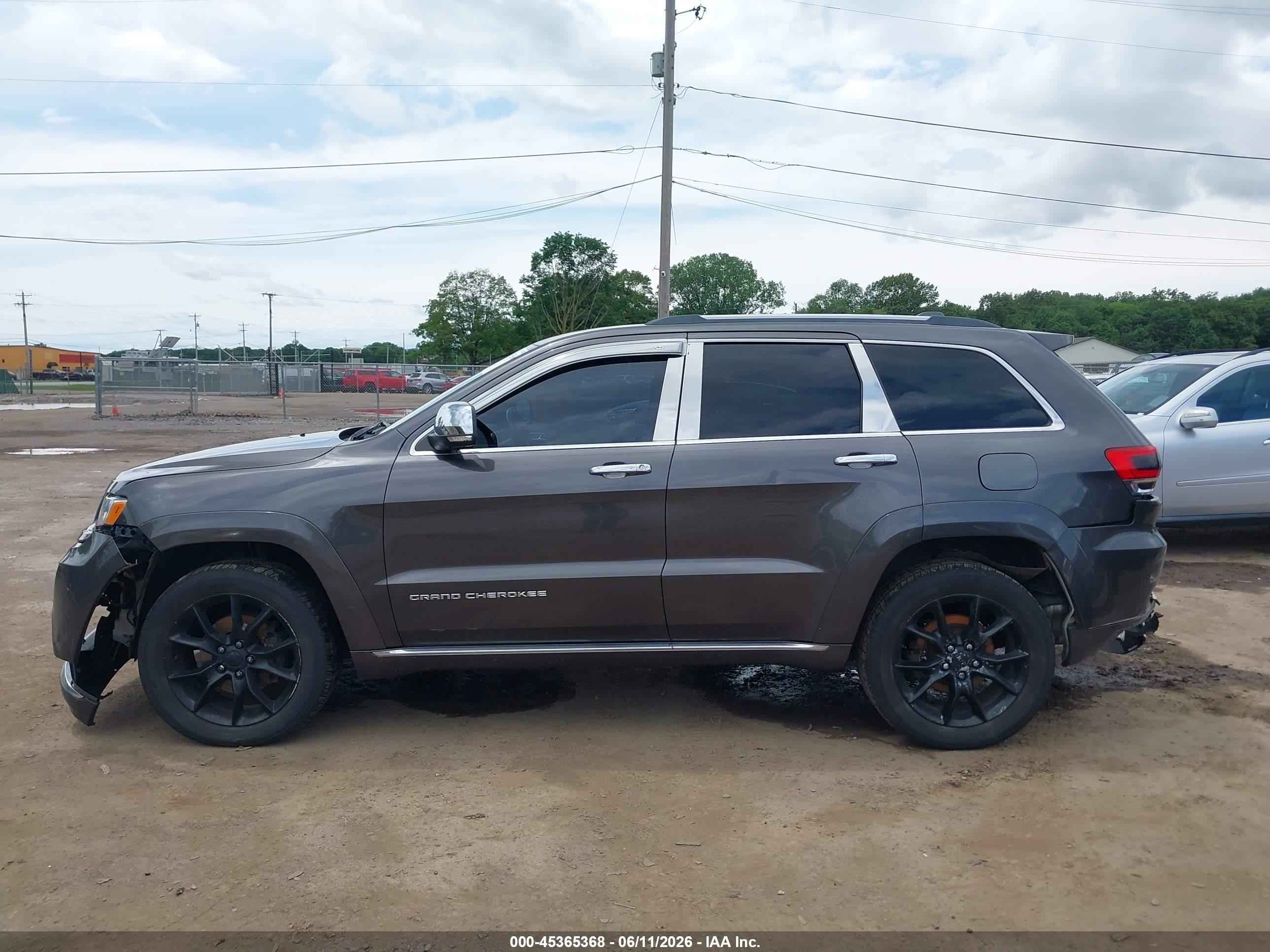 2015 Jeep Grand Cherokee Summit Gray vin: 1C4RJFJG7FC769105