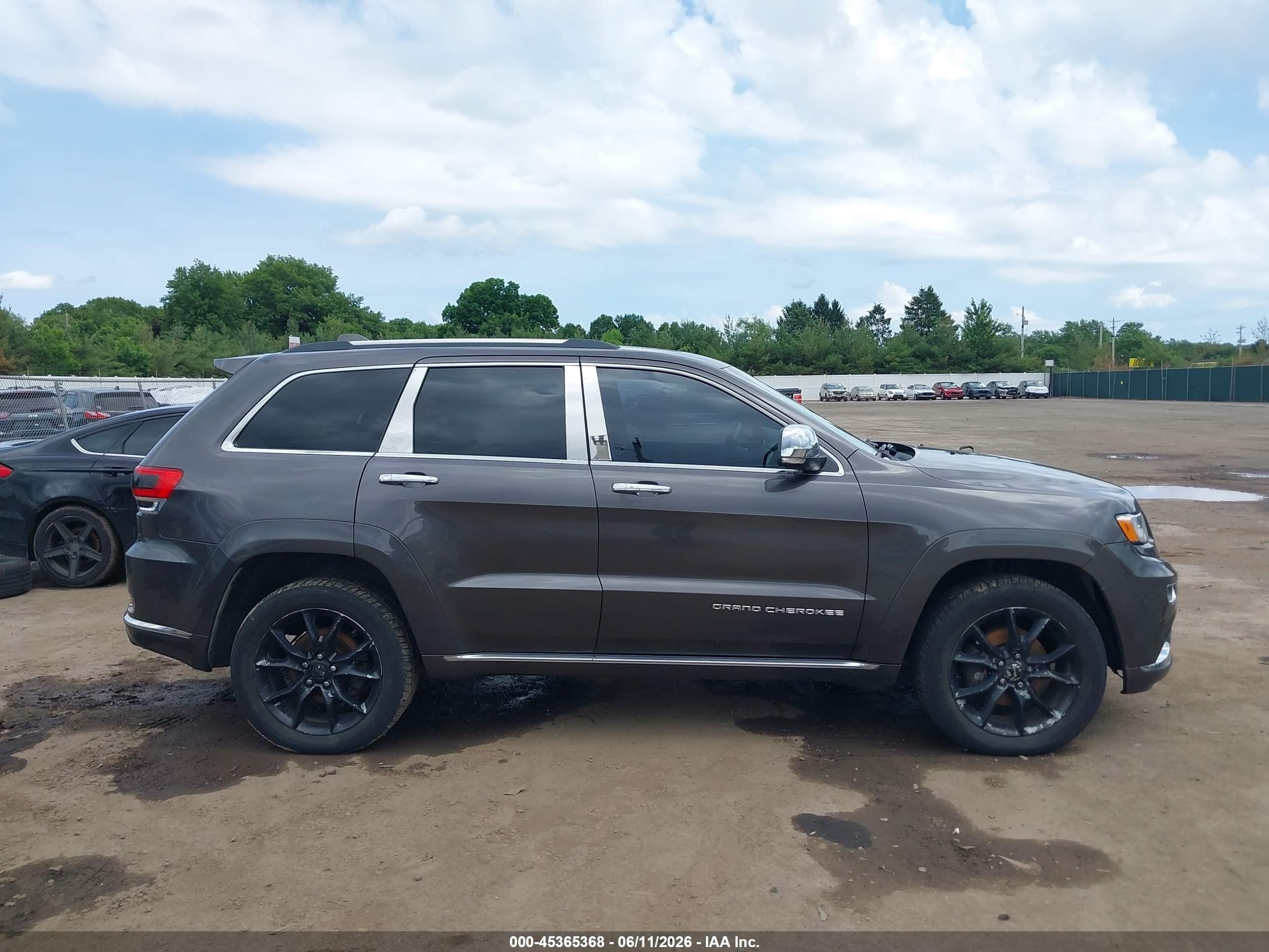 2015 Jeep Grand Cherokee Summit Gray vin: 1C4RJFJG7FC769105
