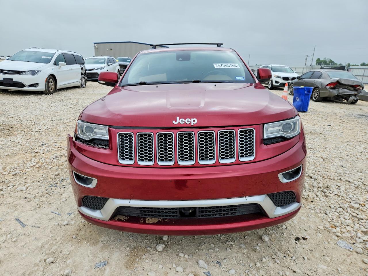 2015 Jeep Grand Cherokee Summit Red vin: 1C4RJFJG7FC785661